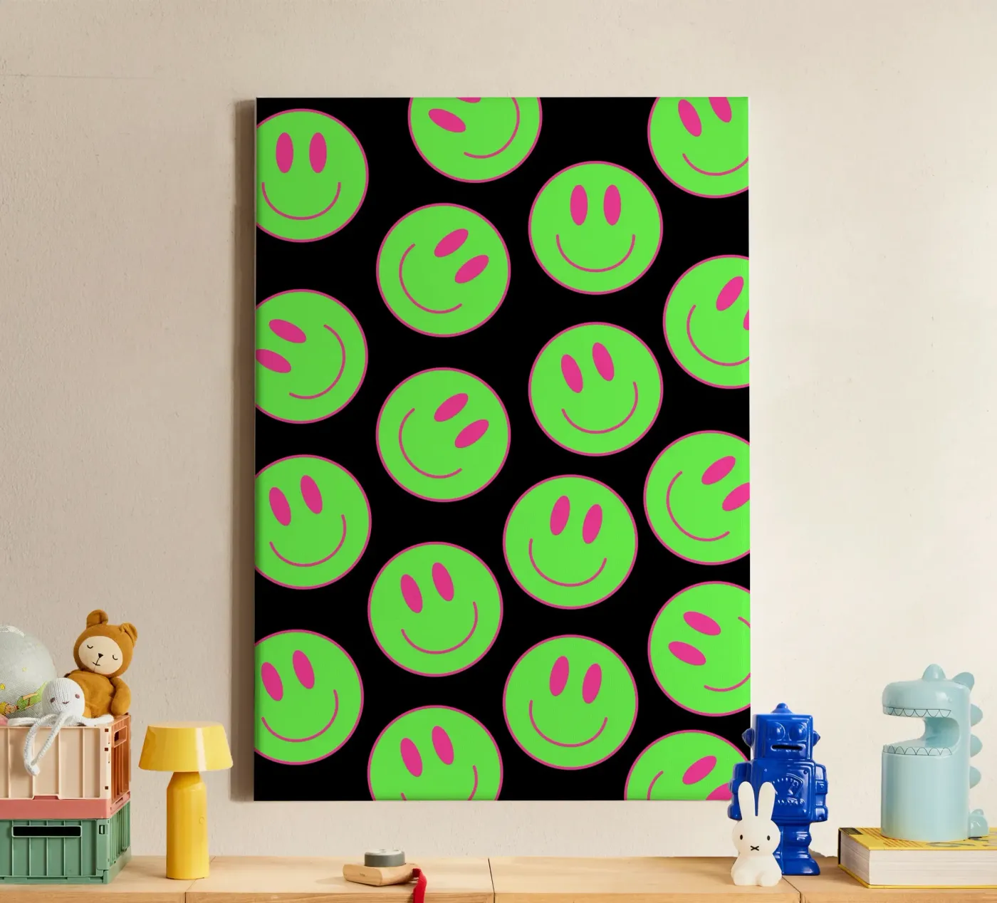 Happy pattern canvas by Happypatterns