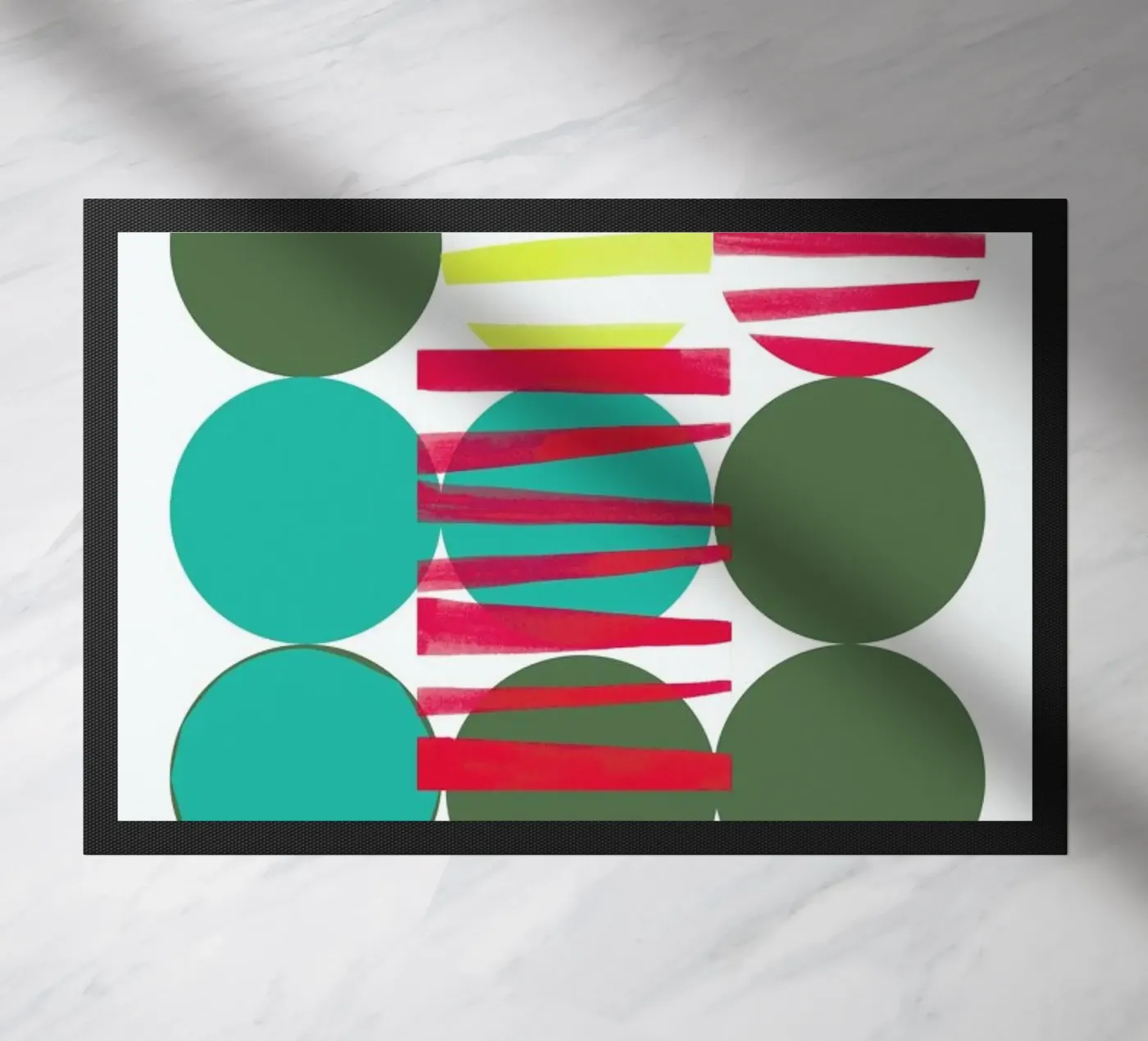 Geo Collage zerbino da Catherine Aguilar