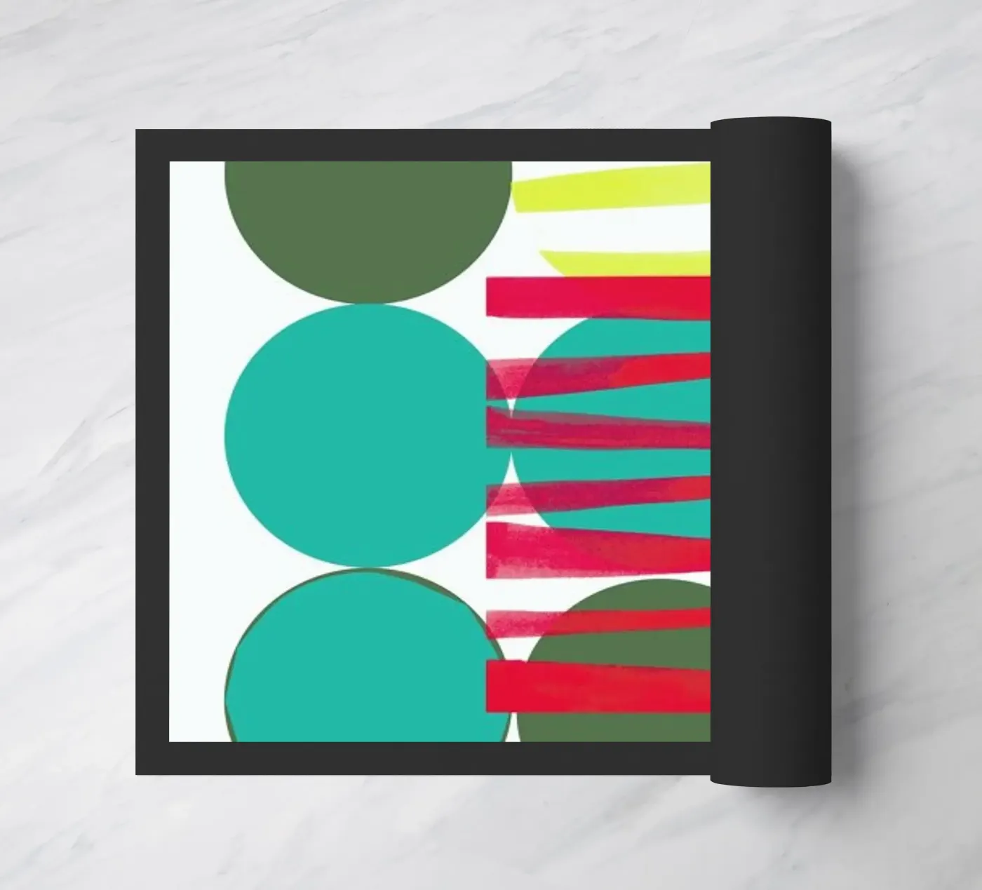 Geo Collage zerbino da Catherine Aguilar