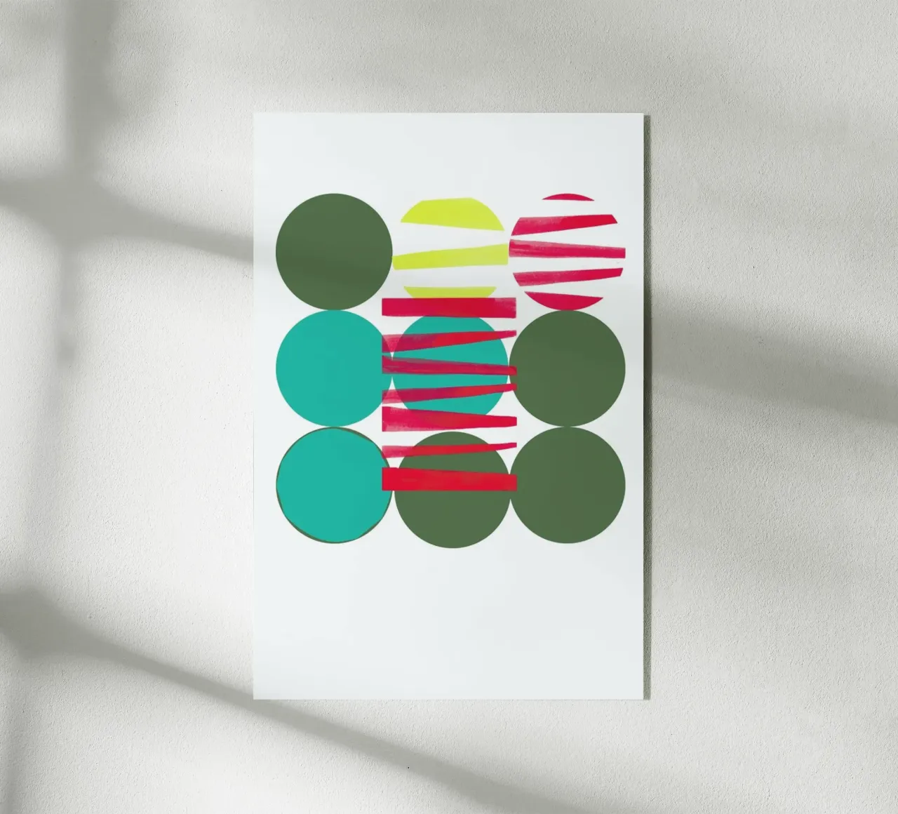 Geo Collage plexiglass da Catherine Aguilar