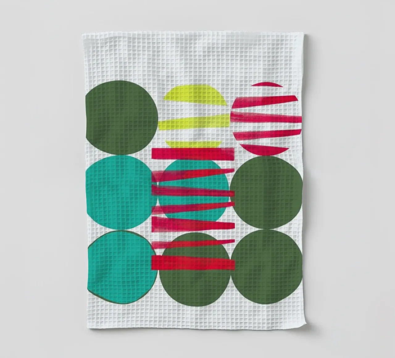 Geo Collage torchon de Catherine Aguilar