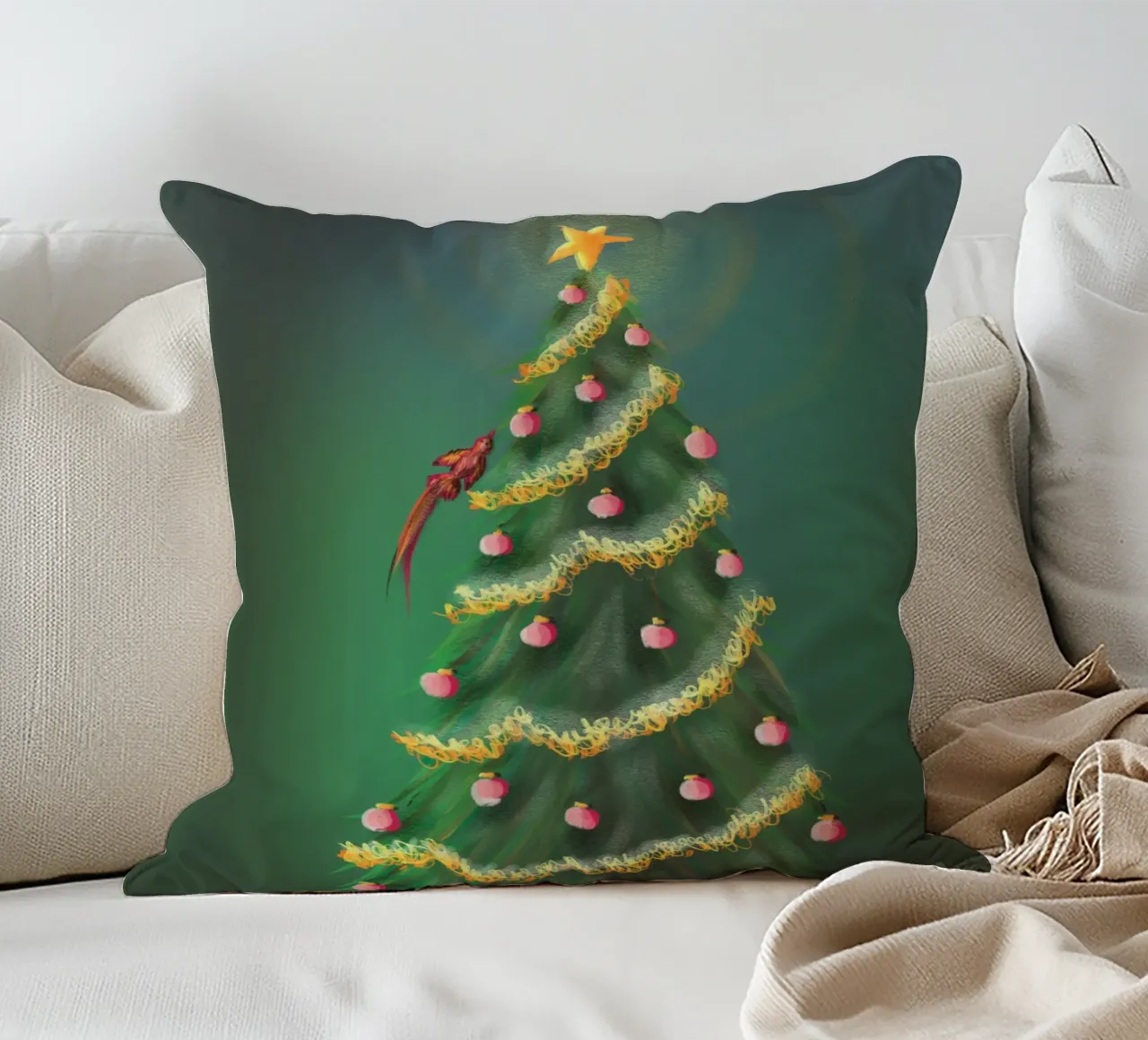 XmasTree cuscino da bezirossi
