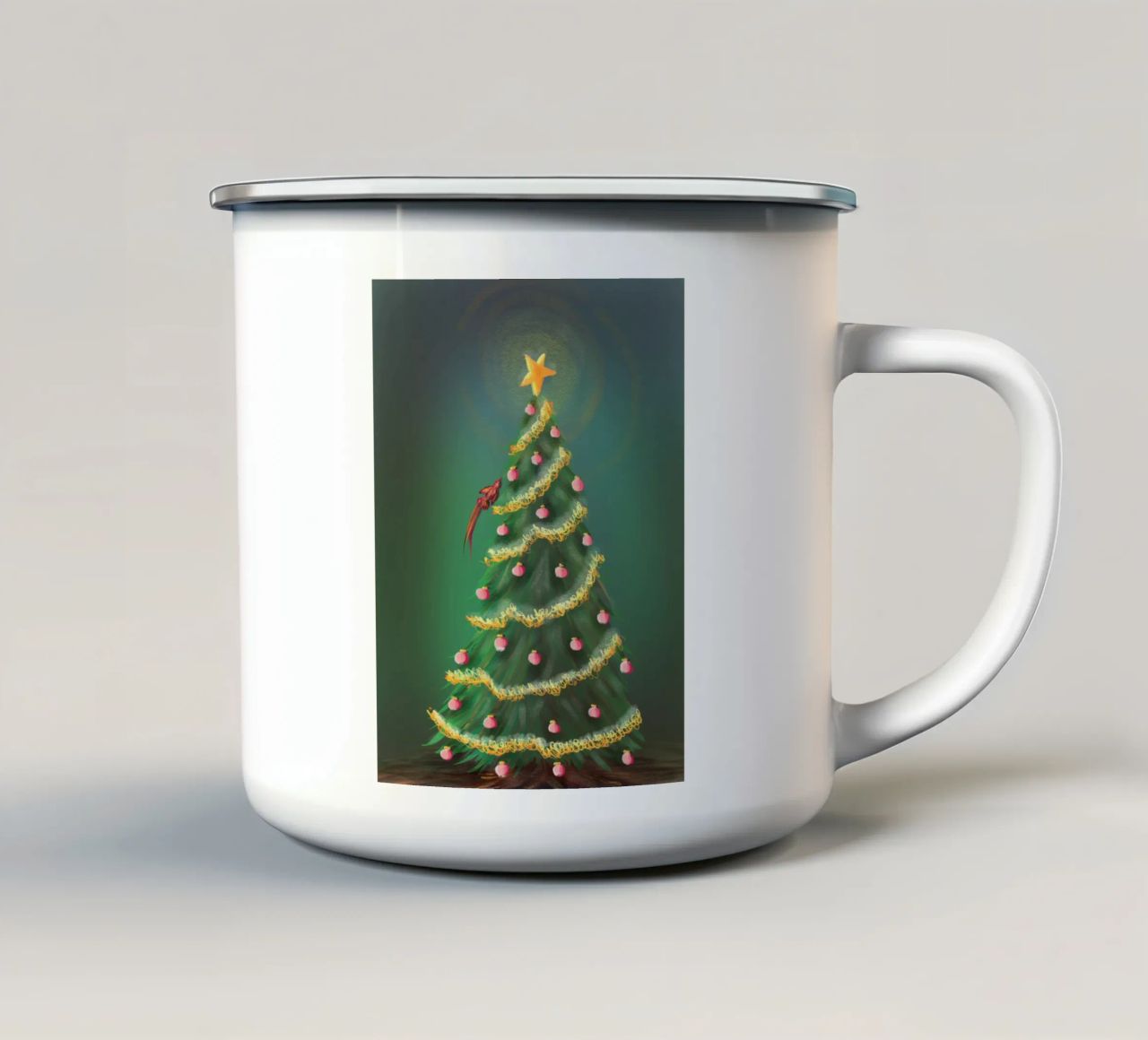 XmasTree tazza in smalto da bezirossi