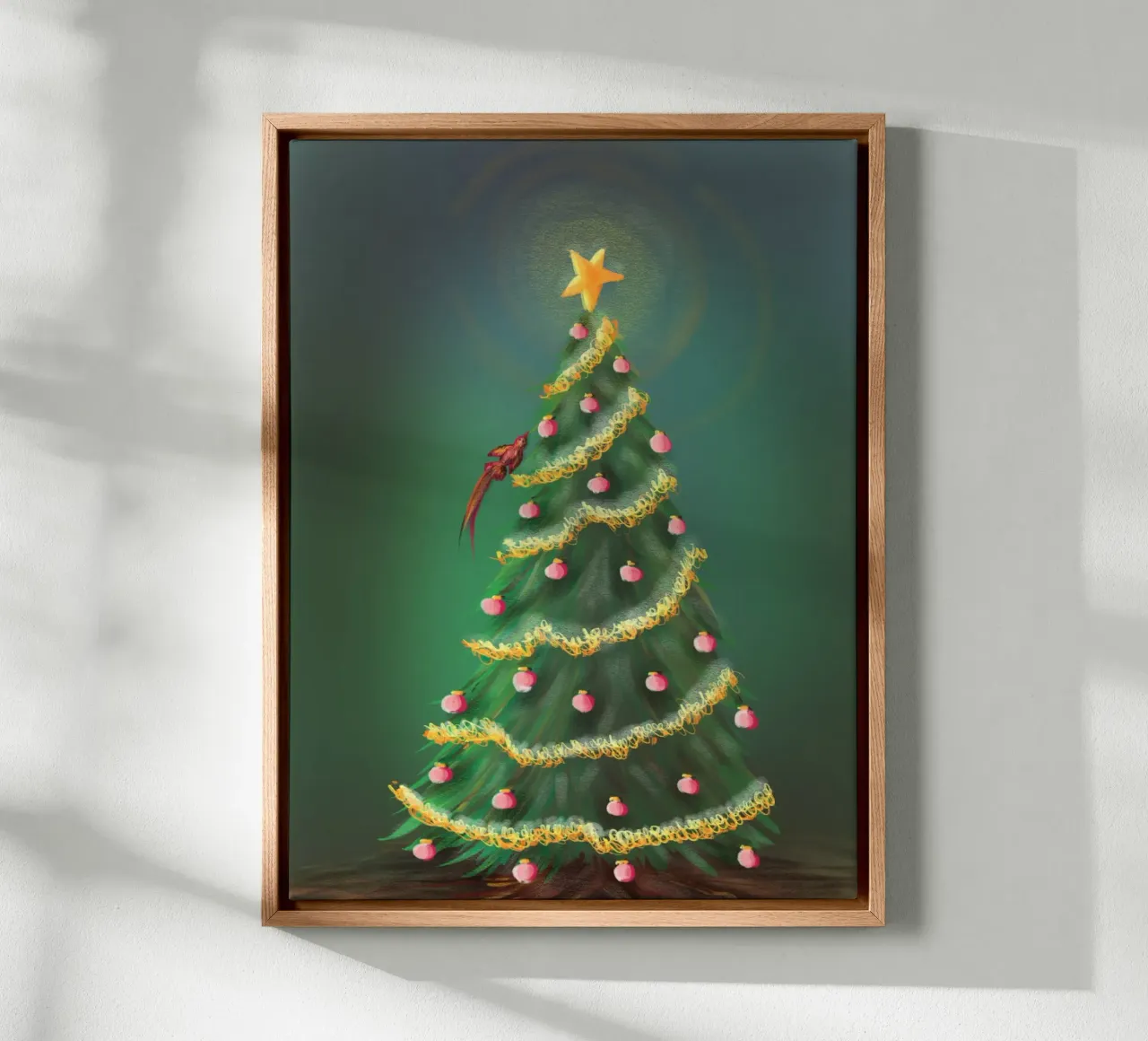 XmasTree tela con Cornice a cassetta da bezirossi