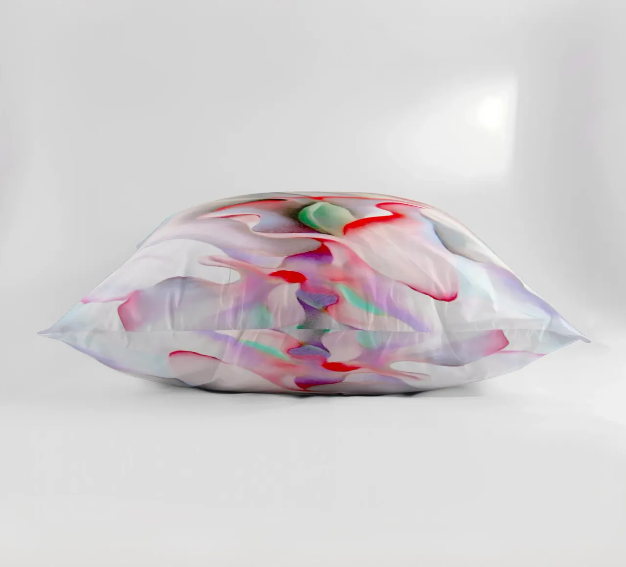 Georgia O'Keeffe - Pink sweet peas II decorative cushion by Kinsley