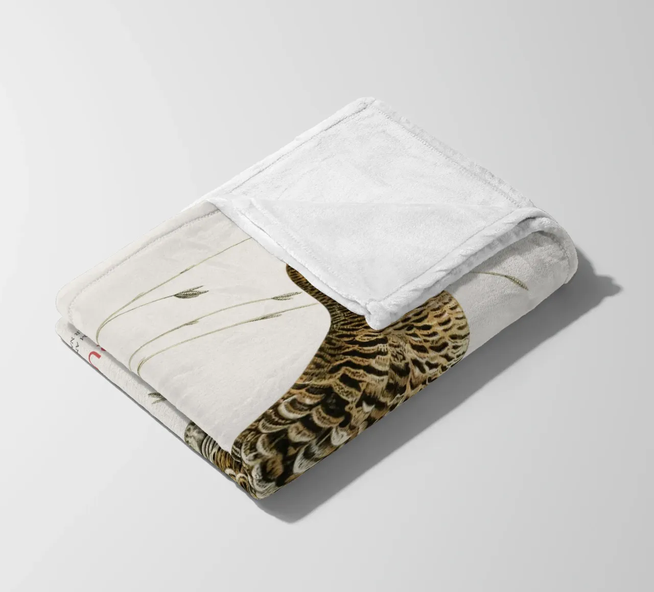 Birkhahn oder Lyrurus tetrix Fleecedecke von Vintagrafica