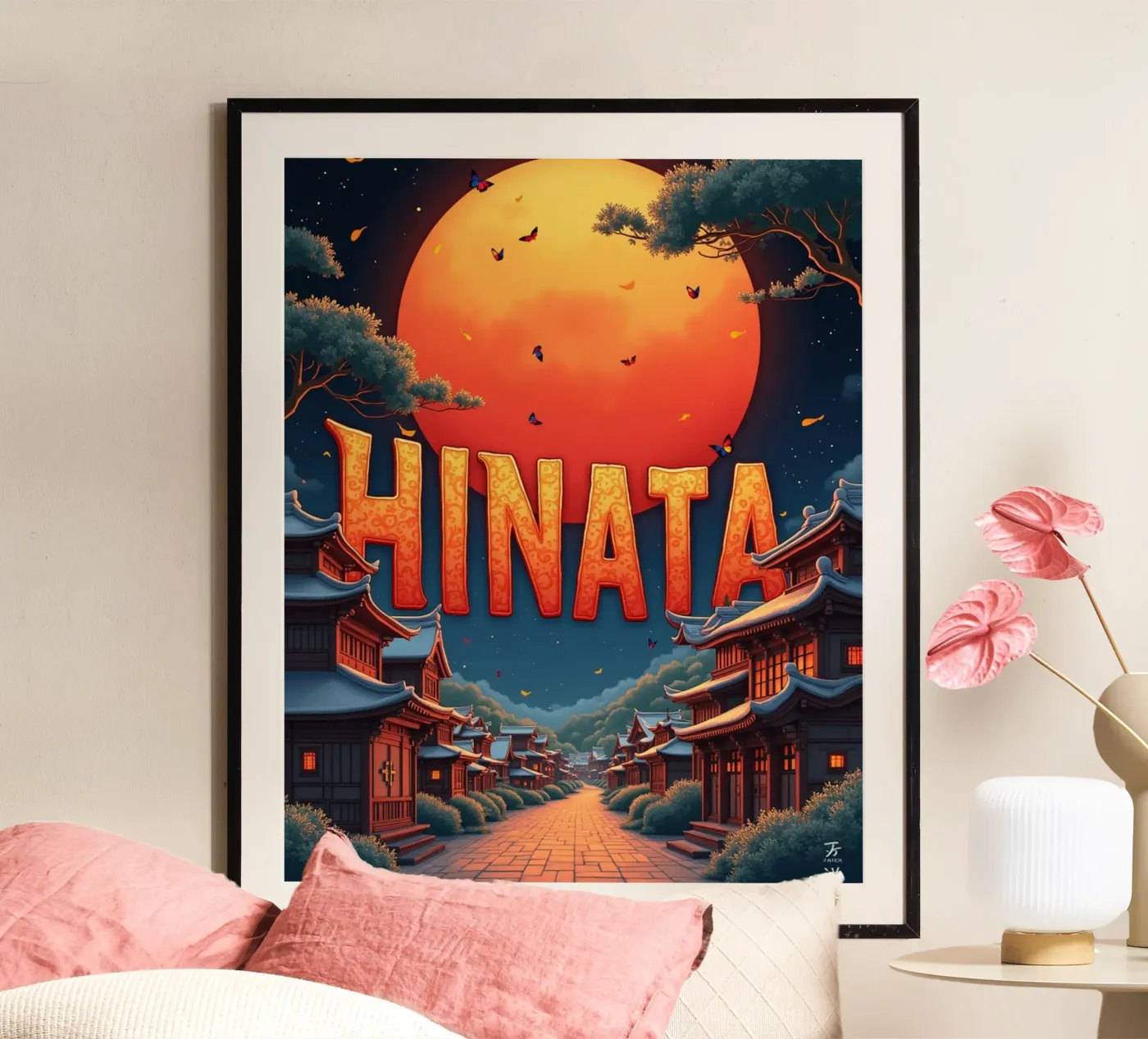 HINATA Poster von CASTILO Namengalerie