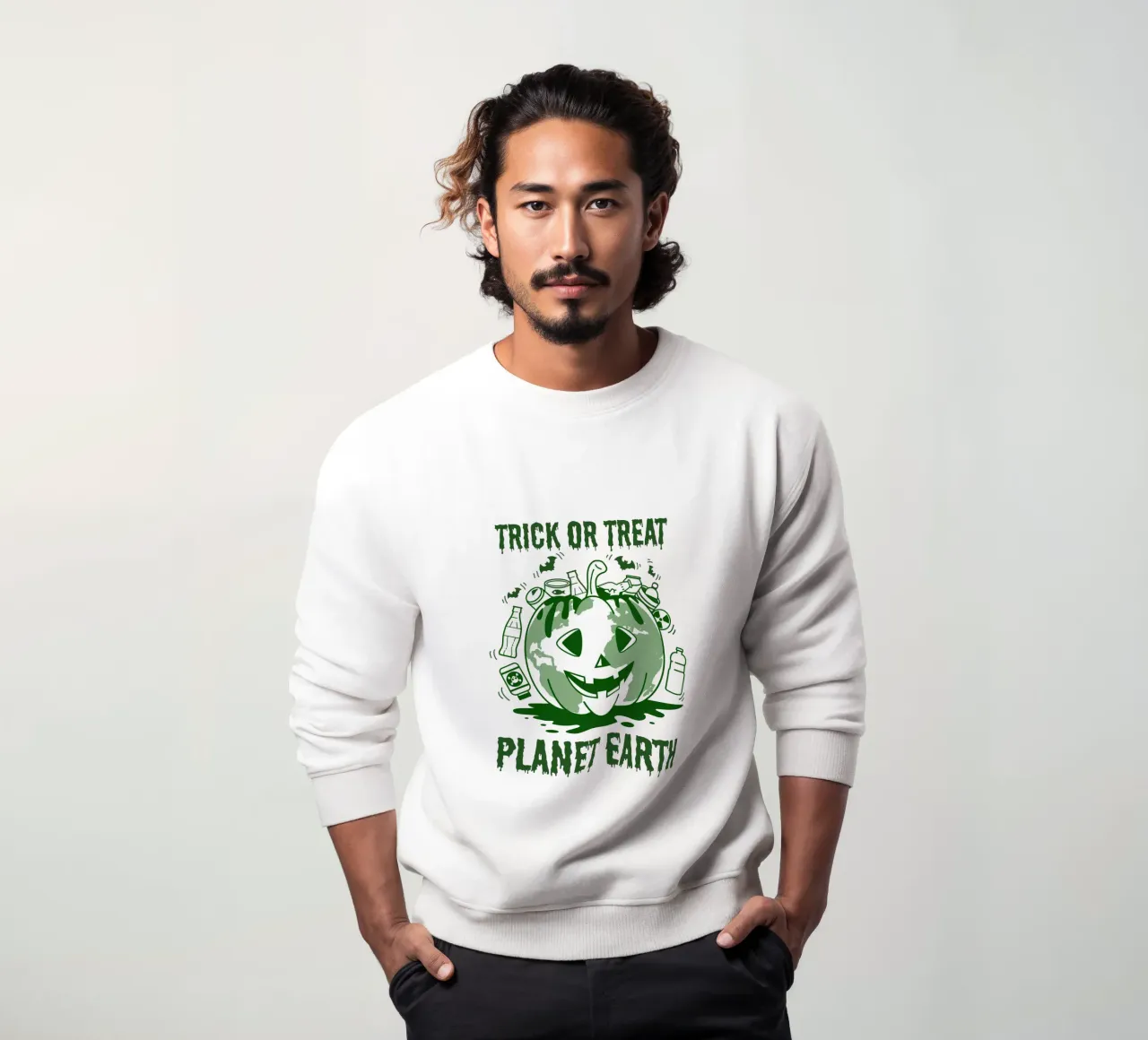 Süßes oder Saures - Planet Erde Sweatshirt von cafelab
