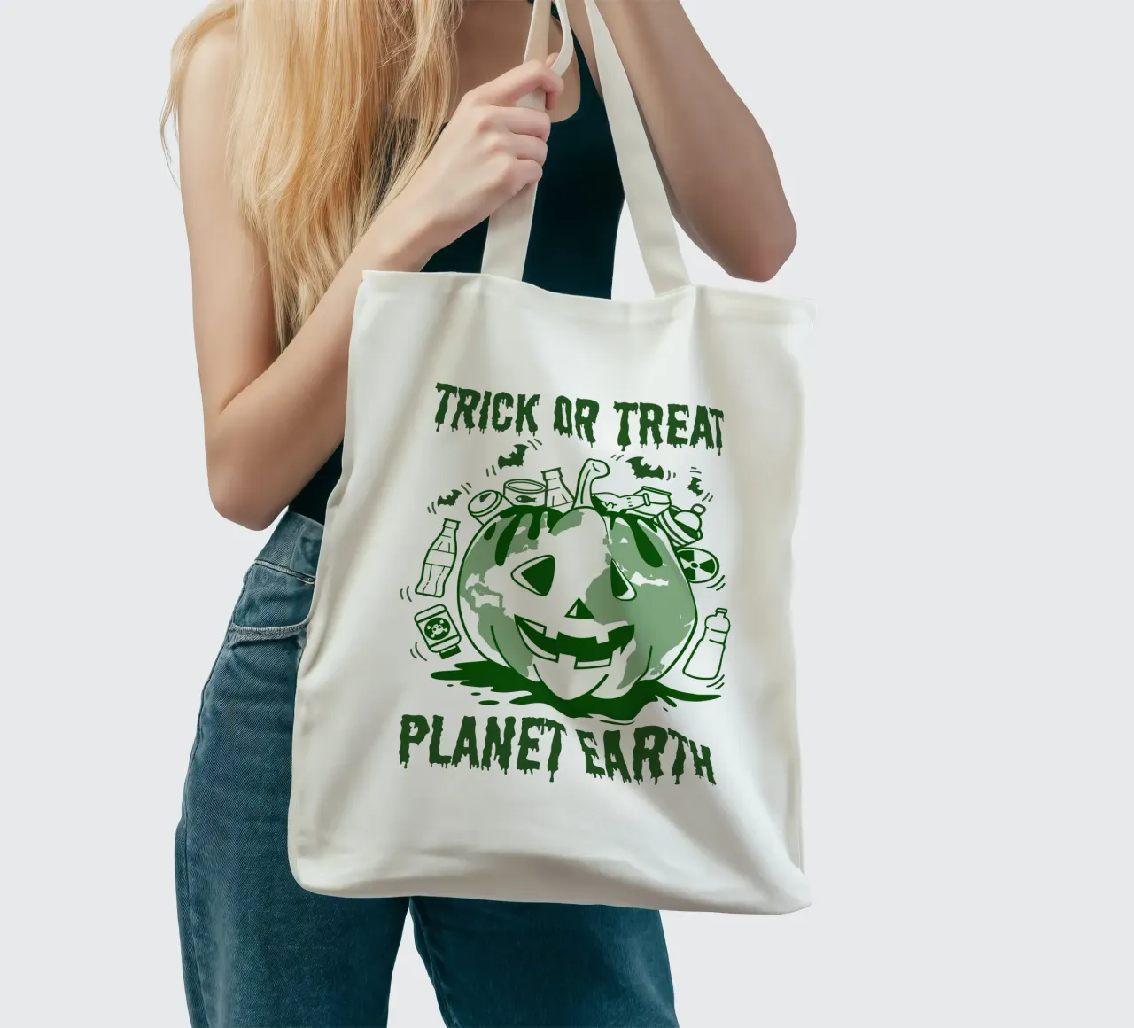 Süßes oder Saures - Planet Erde Jutebeutel von cafelab