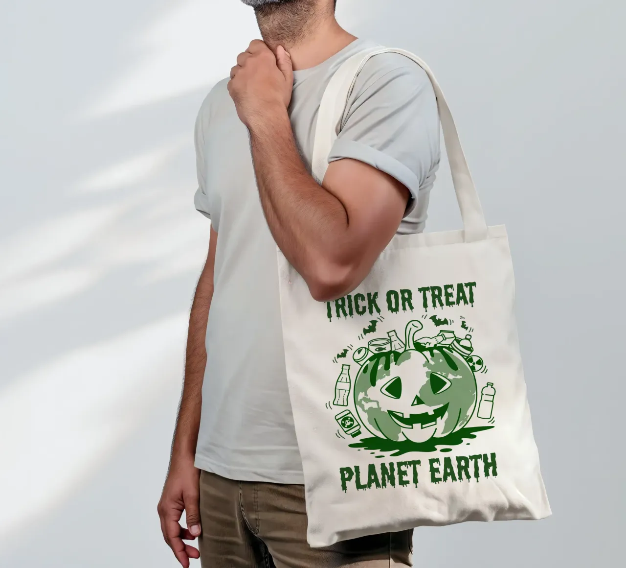 Süßes oder Saures - Planet Erde Jutebeutel von cafelab