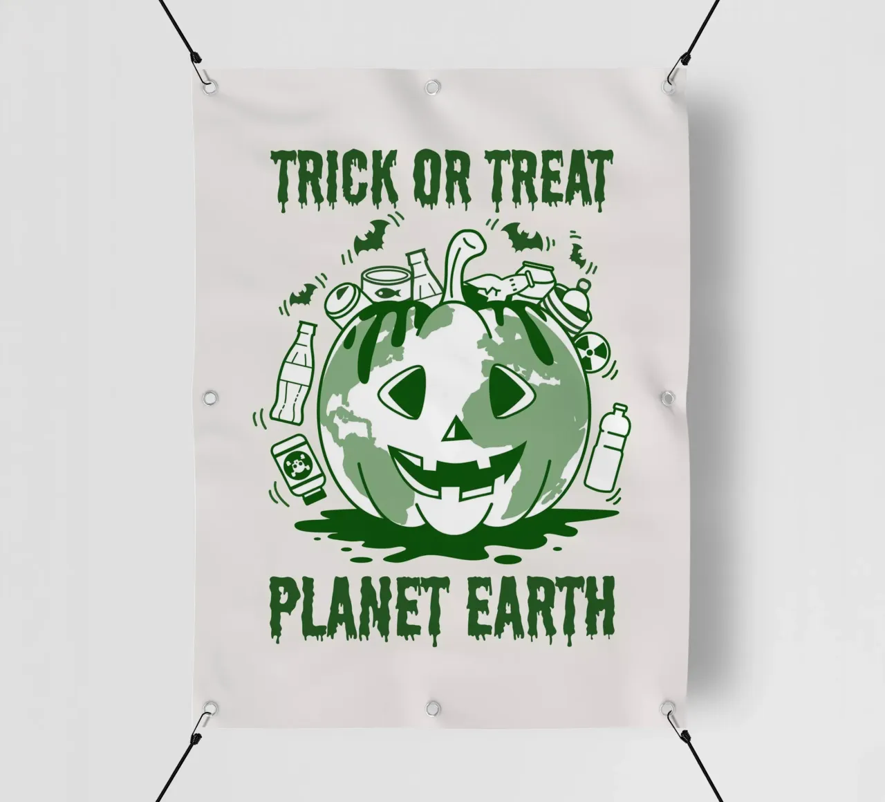 Süßes oder Saures - Planet Erde PVC Plane von cafelab