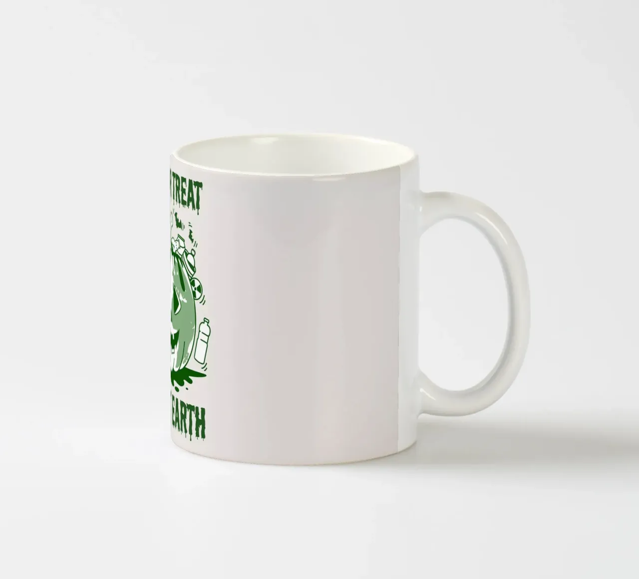 Süßes oder Saures - Planet Erde Keramik Tasse von cafelab