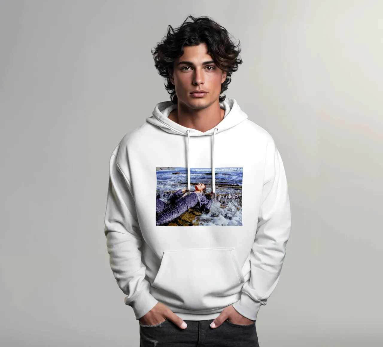 Tide Pools felpa con cappuccio da Aysha Banos