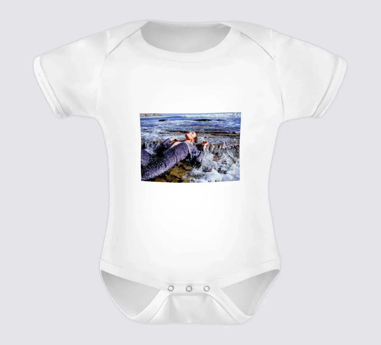 Tide Pools body neonato maniche corte da Aysha Banos