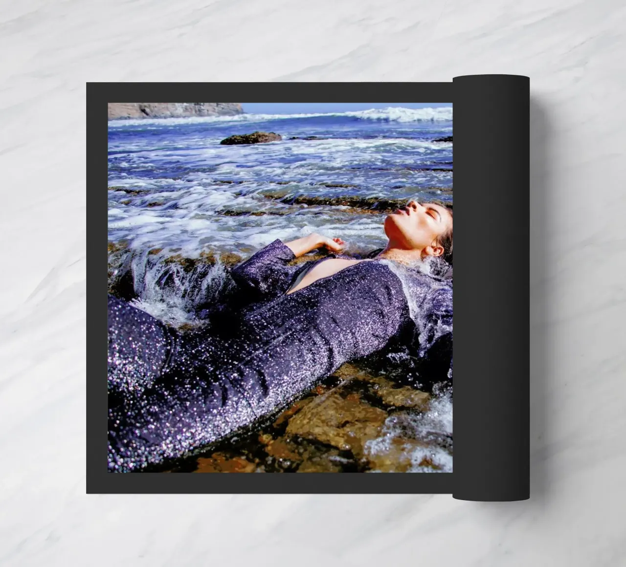 Tide Pools doormat by Aysha Banos