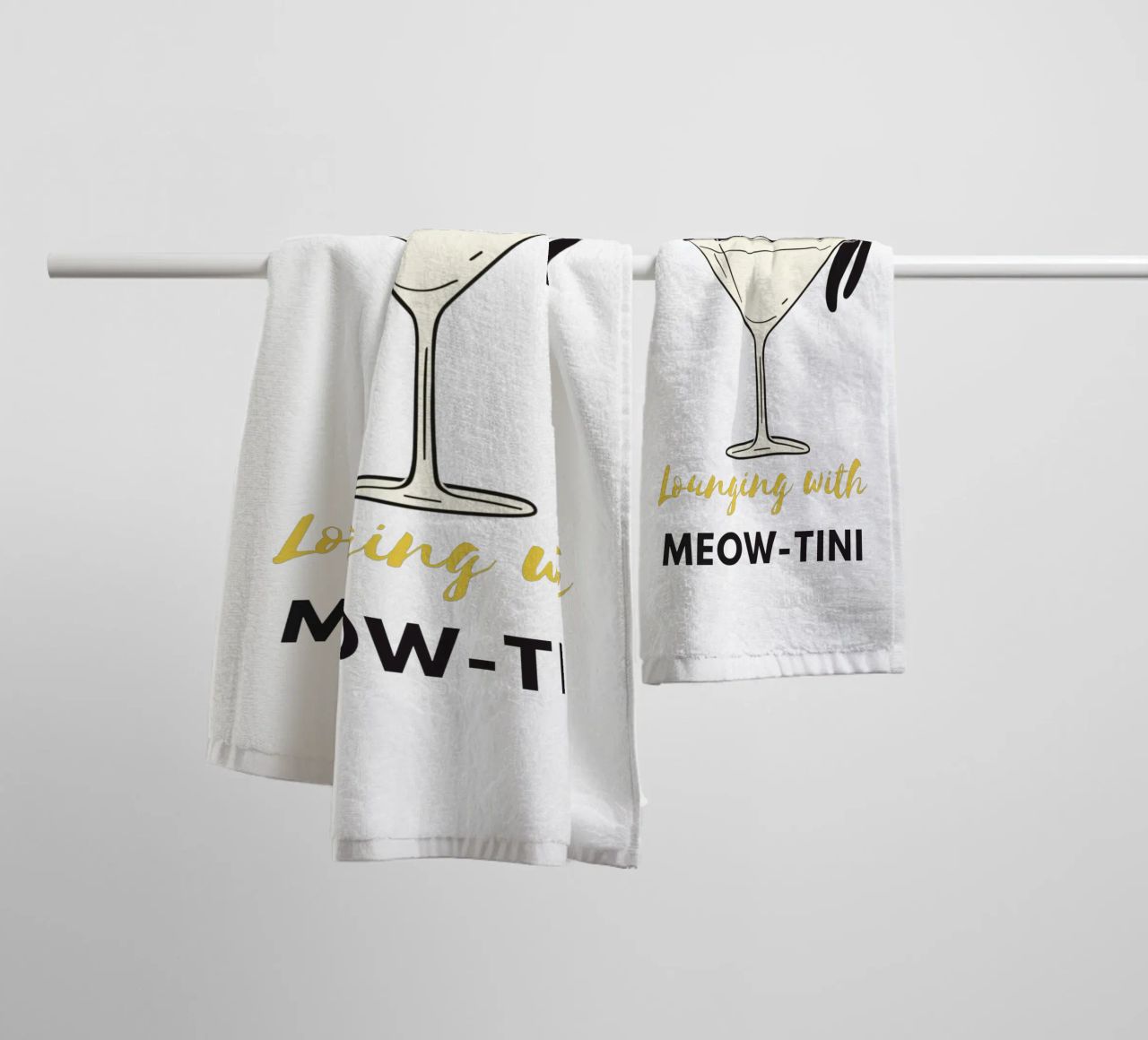 Lazy Cat towel by Street Boutique