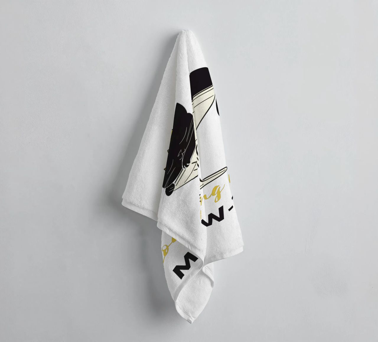Lazy Cat towel by Street Boutique