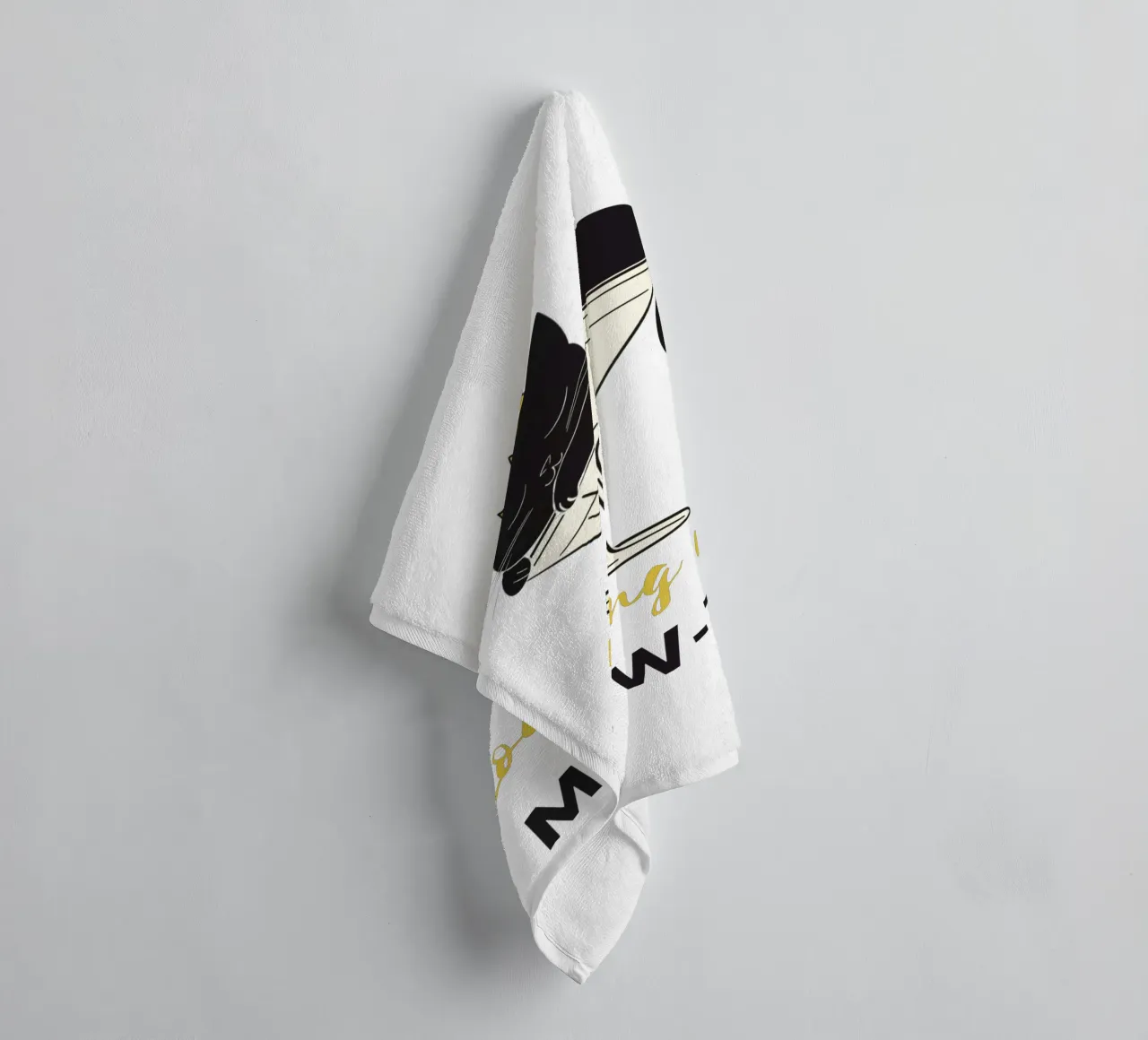 Chat paresseux serviette de bain de Street Boutique