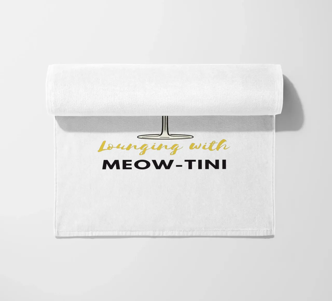 Lazy Cat beach towel by Street Boutique