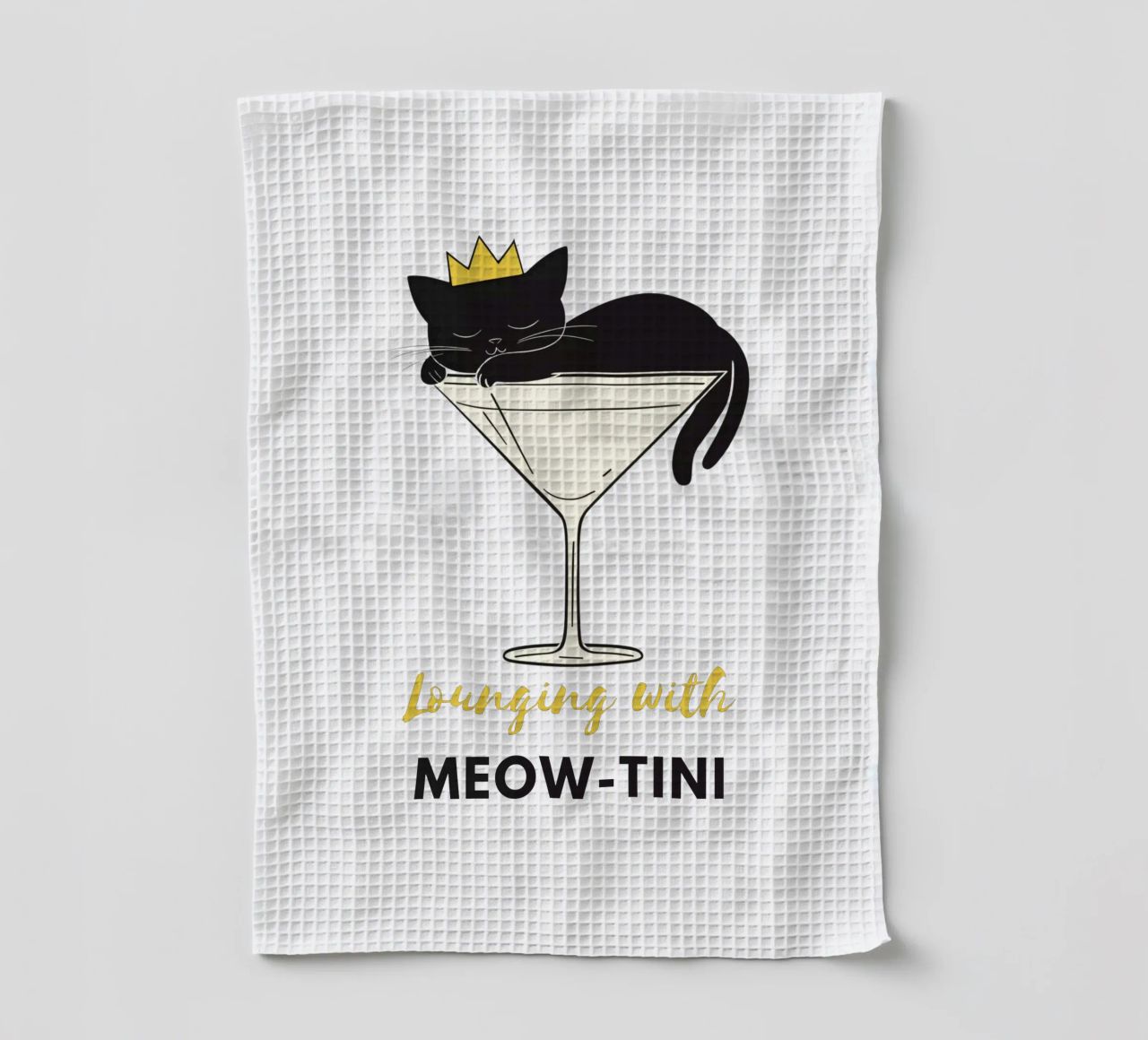Faule Katze Geschirrtuch von Street Boutique