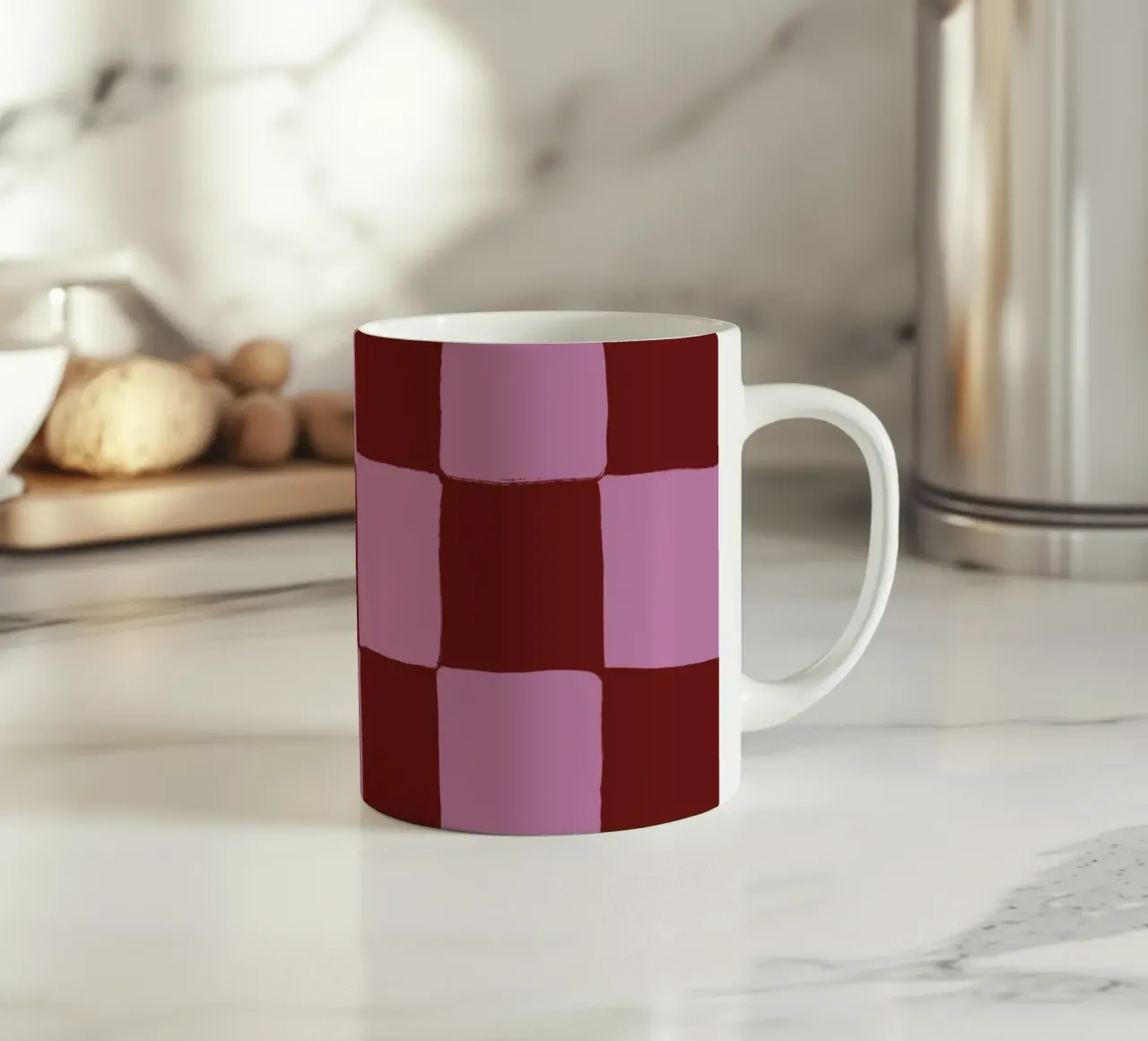 Berry Check tazza in ceramica da Studio ROSAGRAU