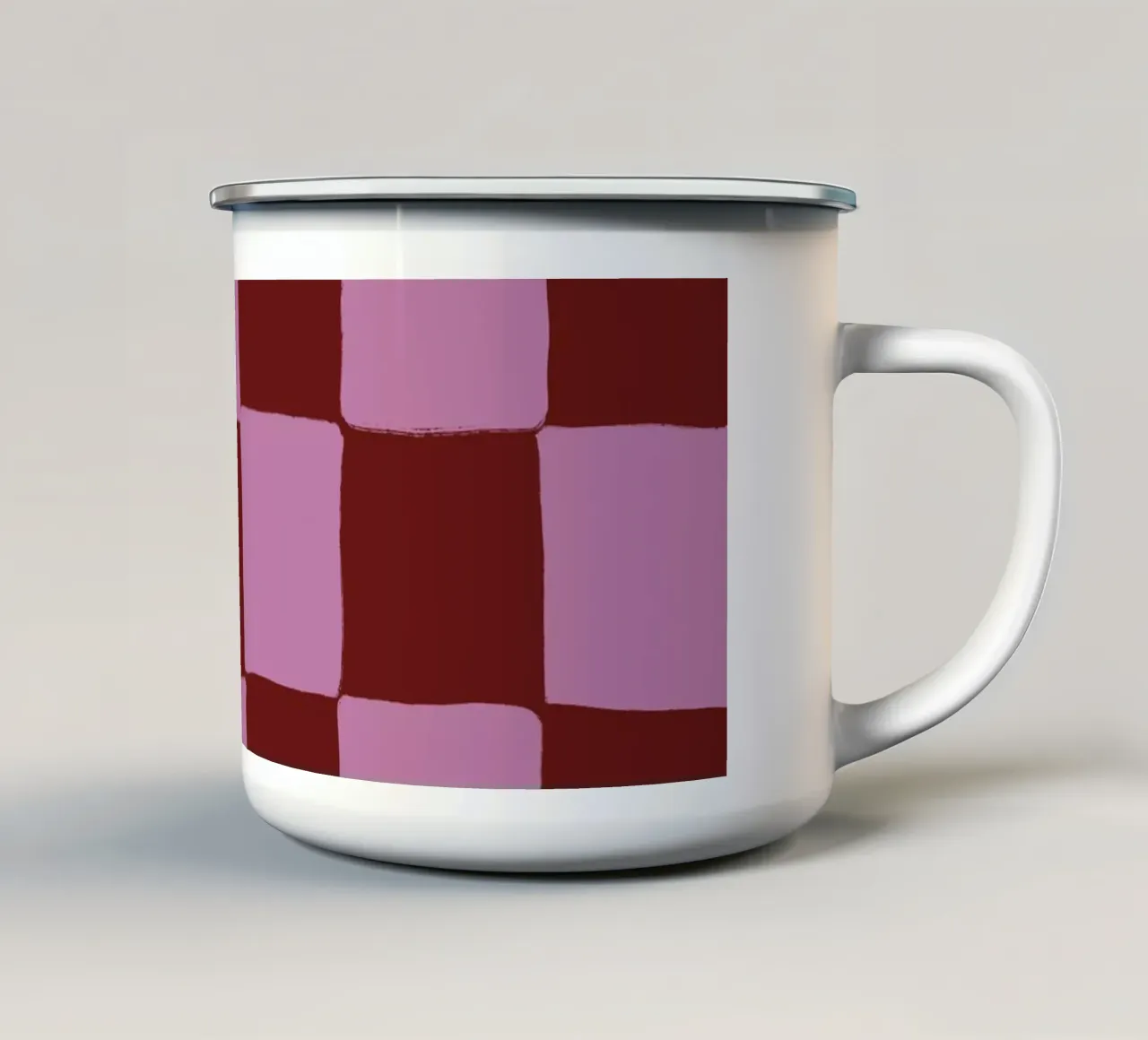 Berry Check tazza in smalto da Studio ROSAGRAU