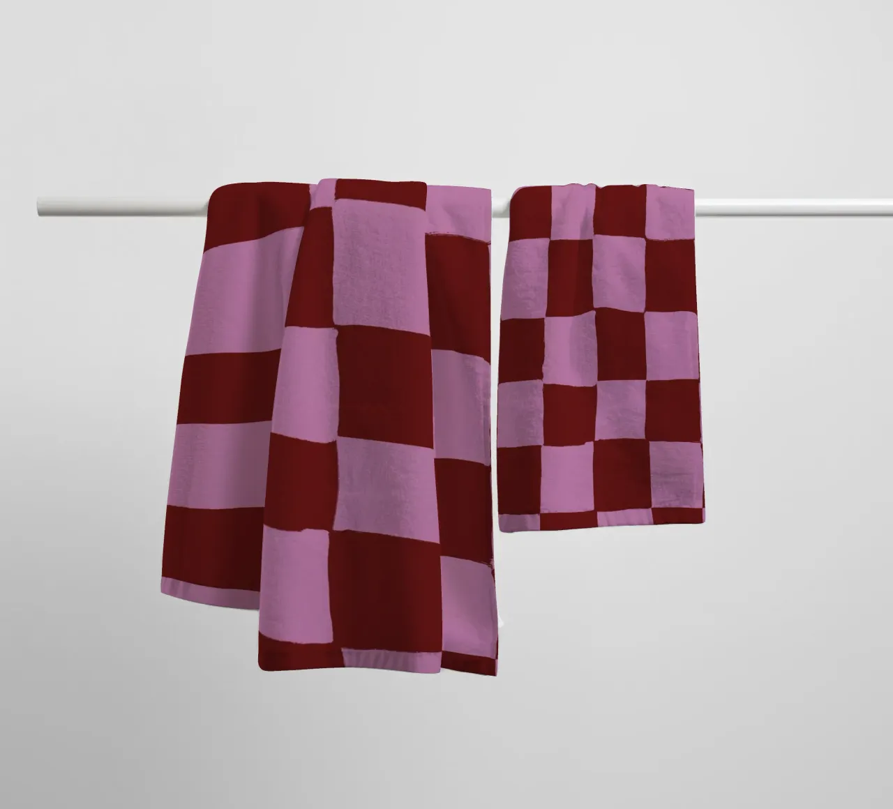 Berry Check asciugamano da bagno da Studio ROSAGRAU