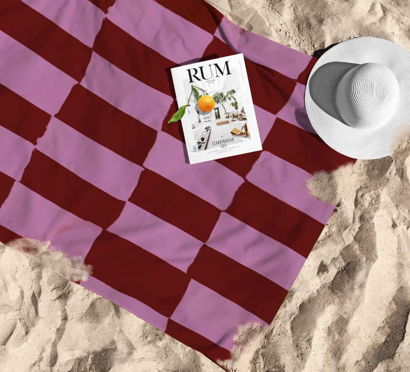 Berry Check telo mare da Studio ROSAGRAU