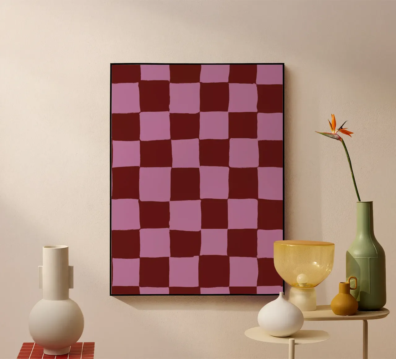 Berry Check plexiglass da Studio ROSAGRAU