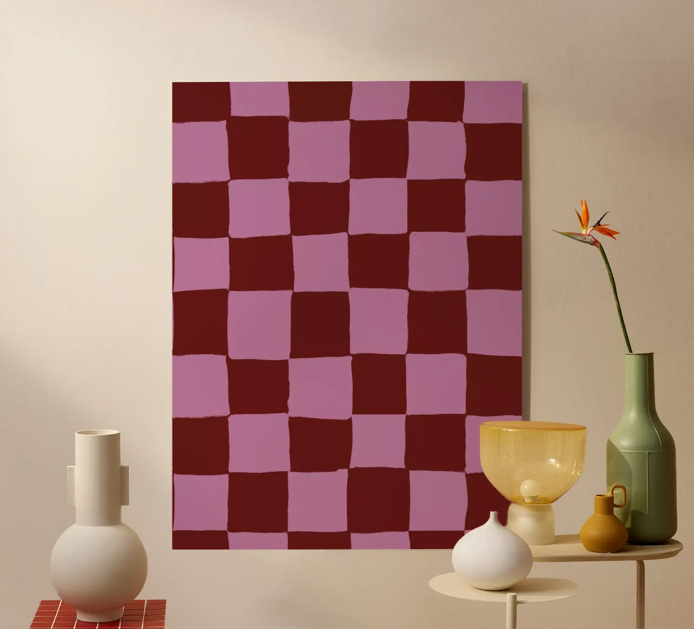 Berry Check plexiglas de Studio ROSAGRAU