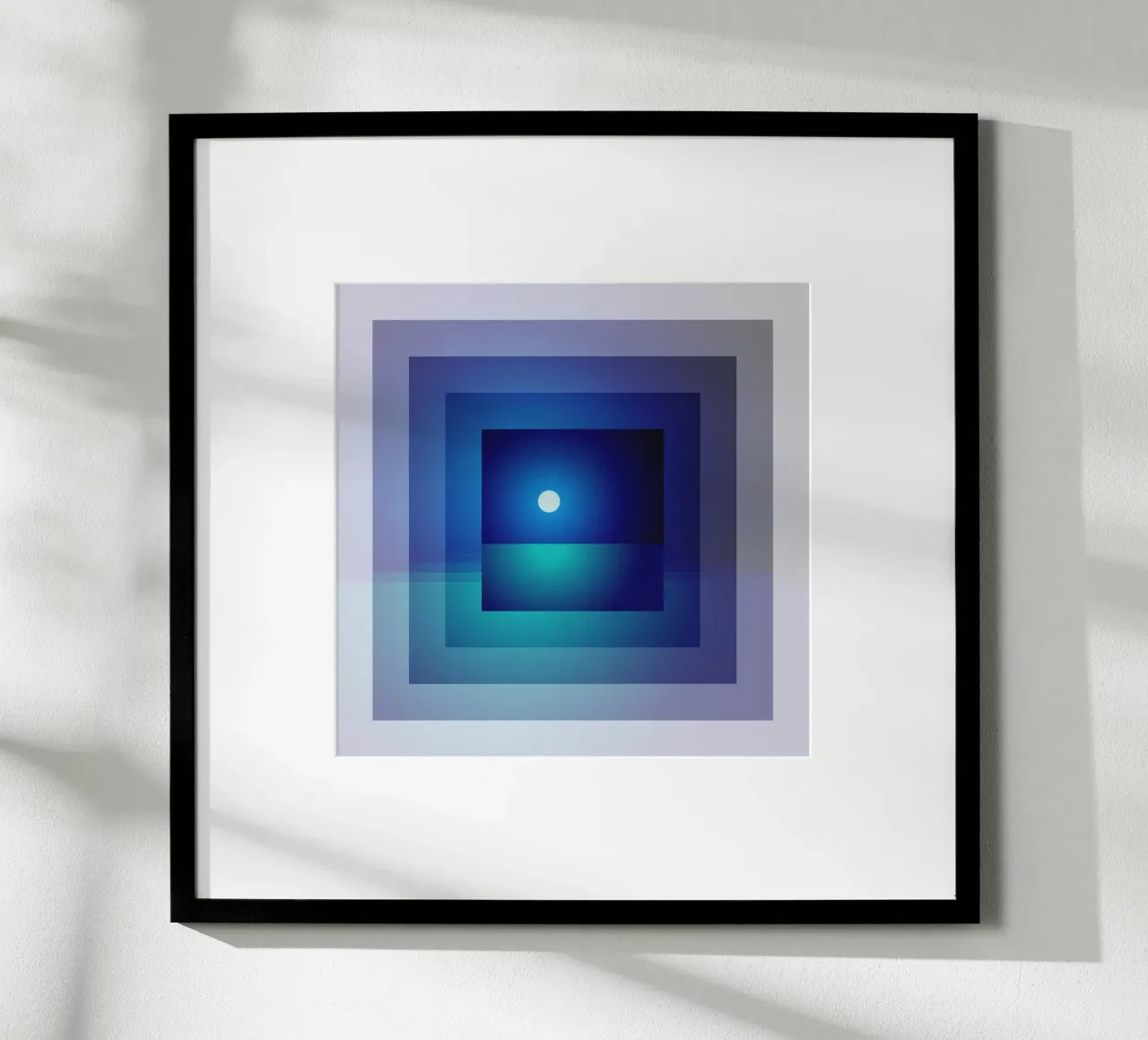 Moonlight Dream poster with plastic frame by Seed & Signal