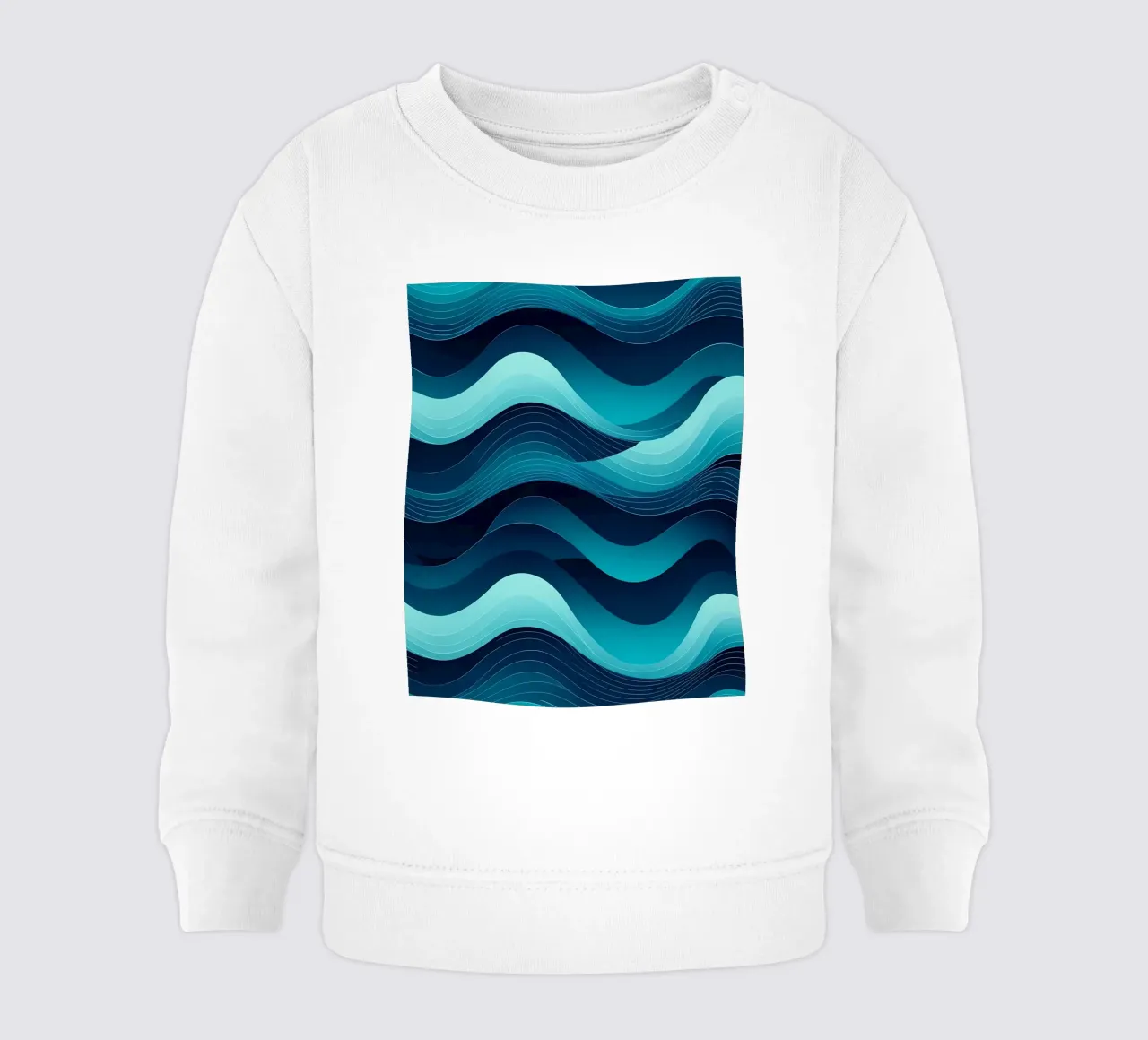 L'abbraccio dell'oceano felpa neonato da Artistic-shop