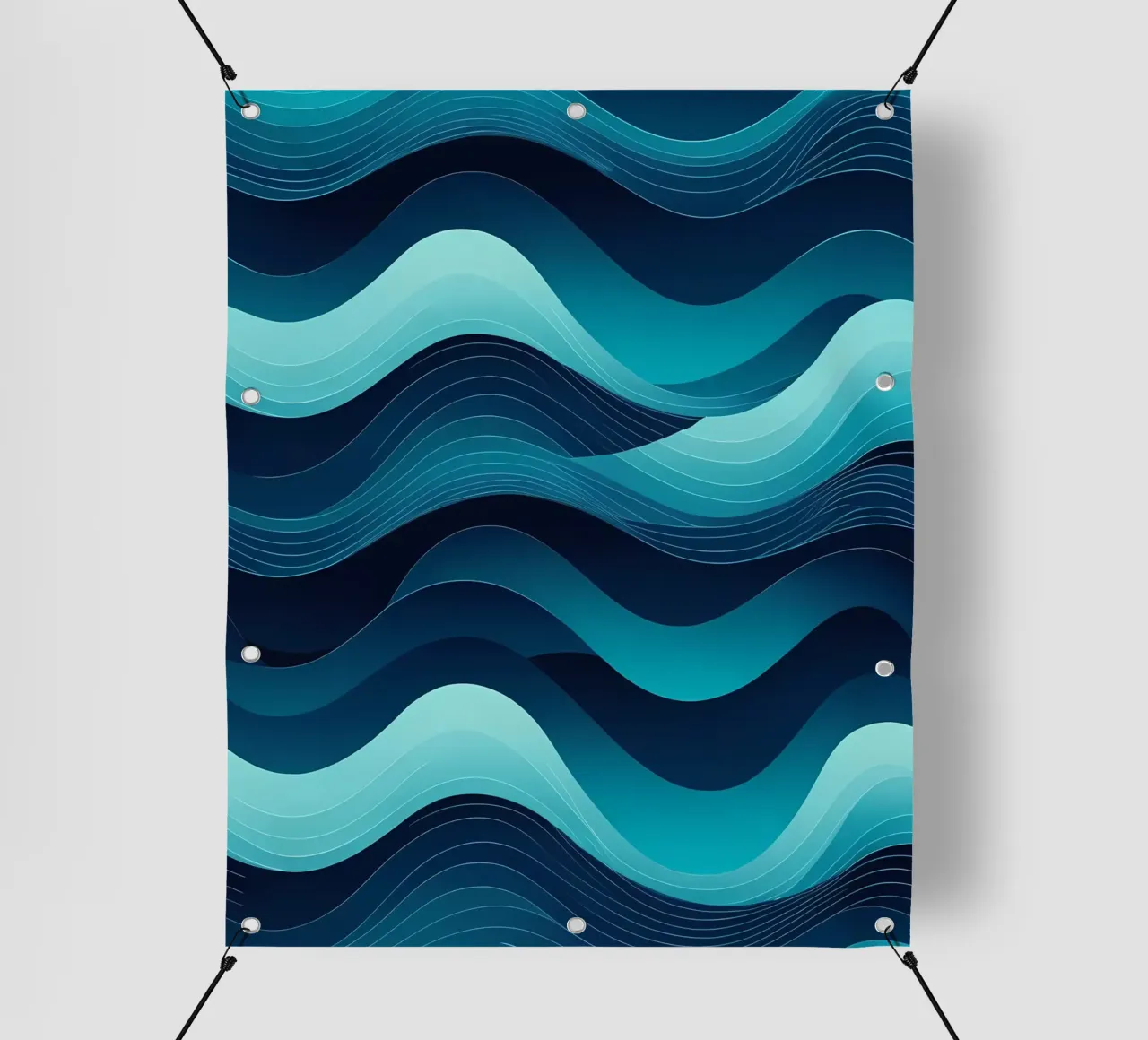 L'abbraccio dell'oceano telo in pvc da Artistic-shop