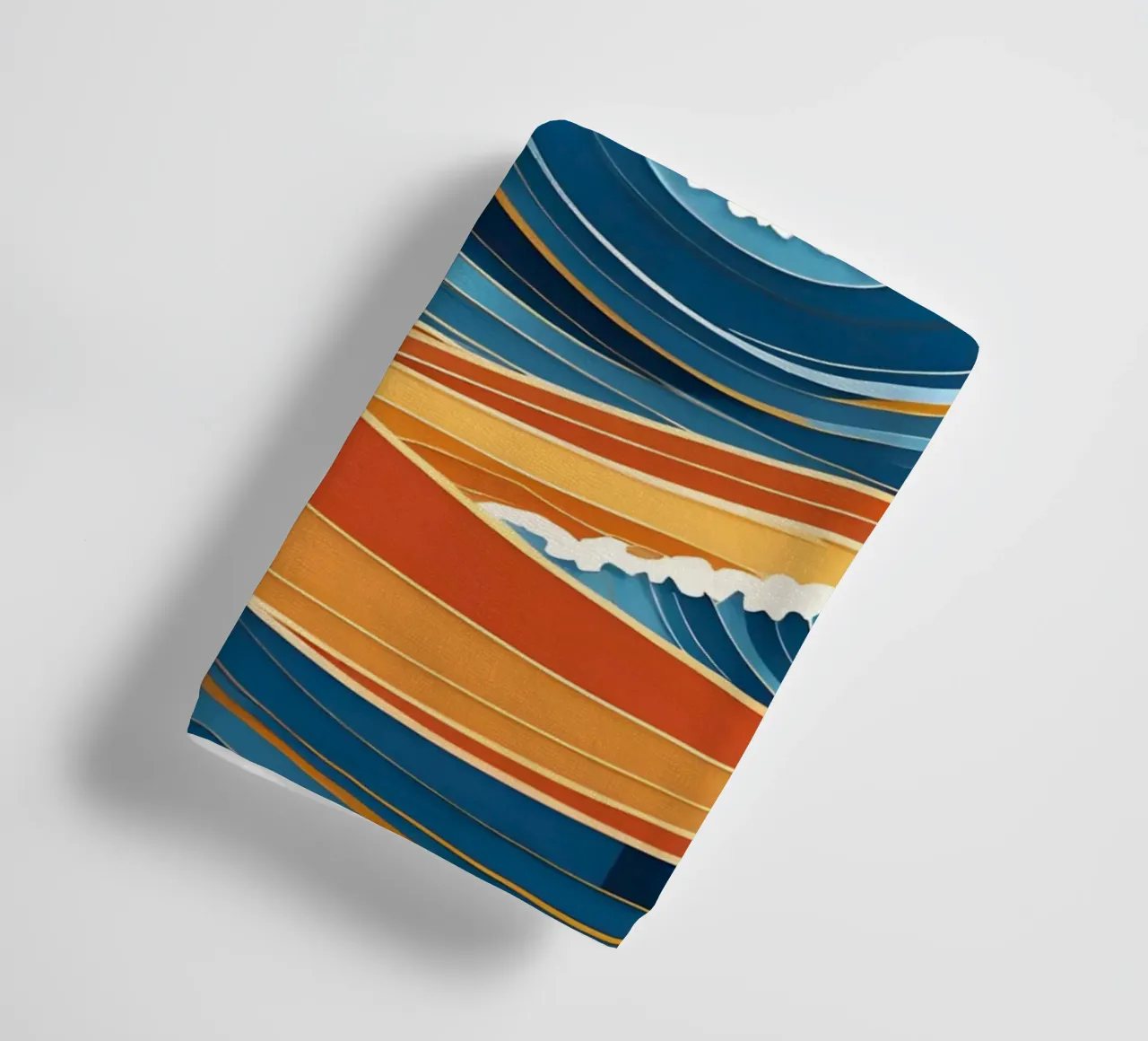 Ocean Waves in Harmony towel by Artistic-shop