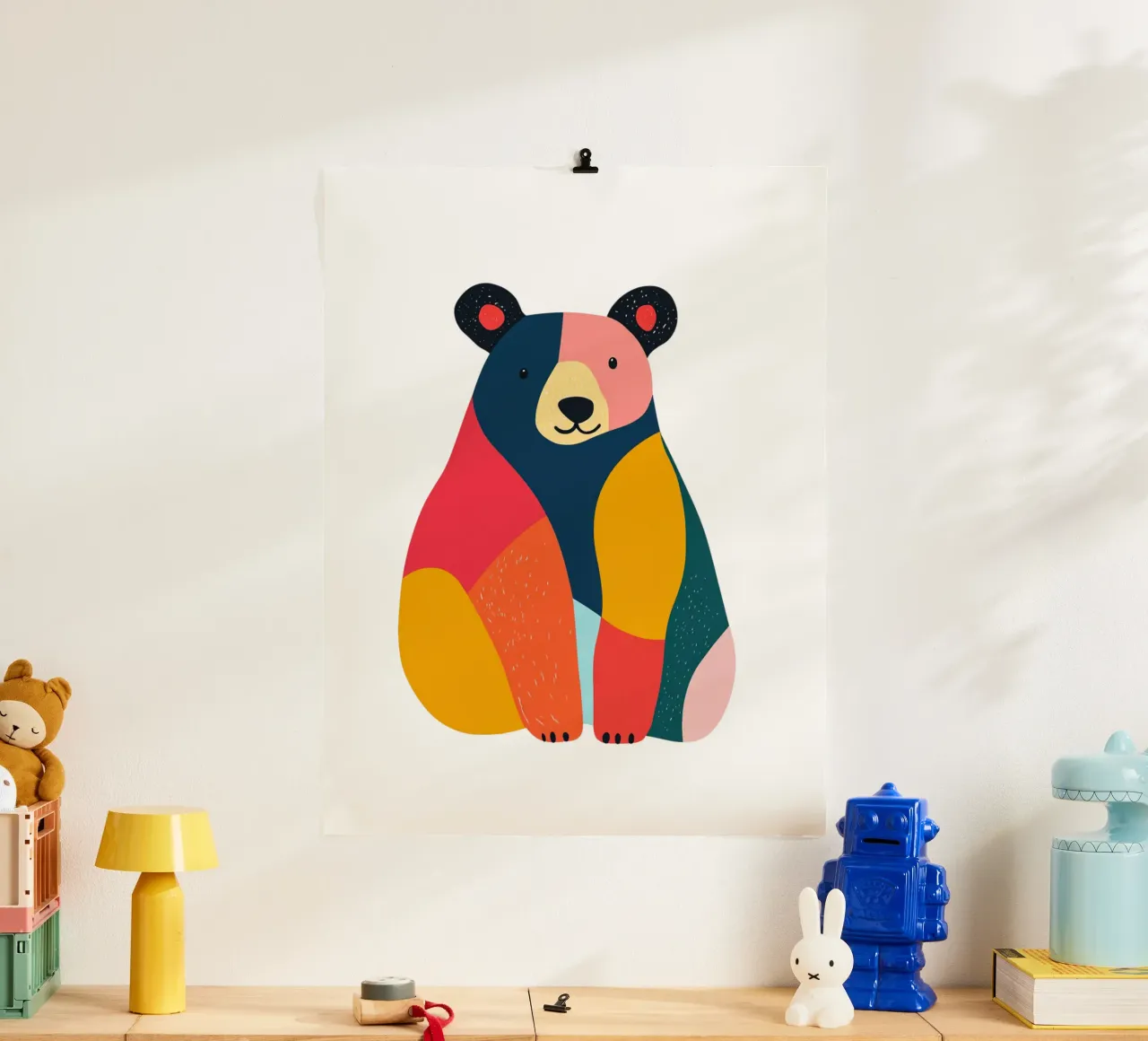 Orso carino carta hahnemühle da HookASmile