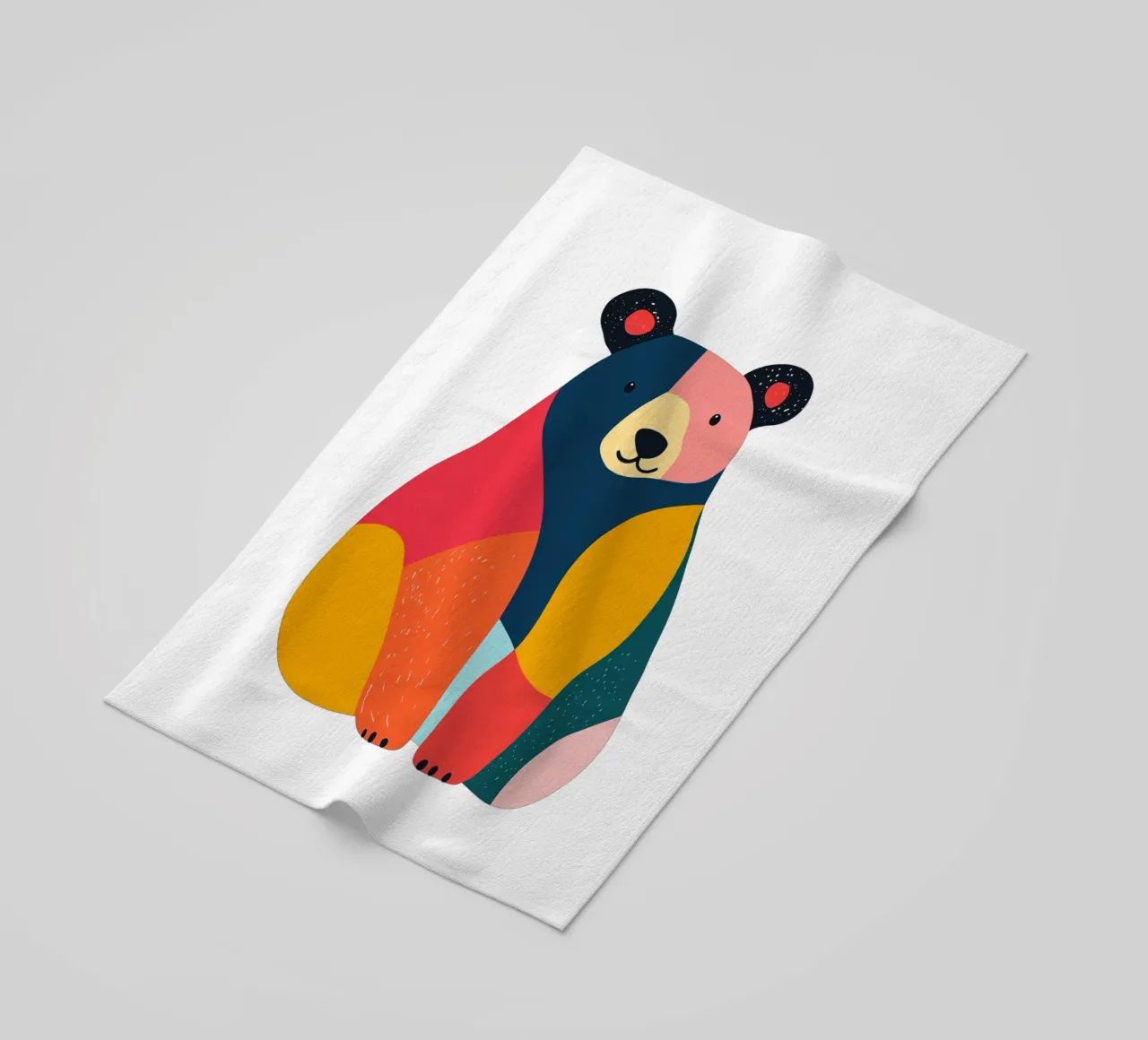 Orso carino telo mare da HookASmile