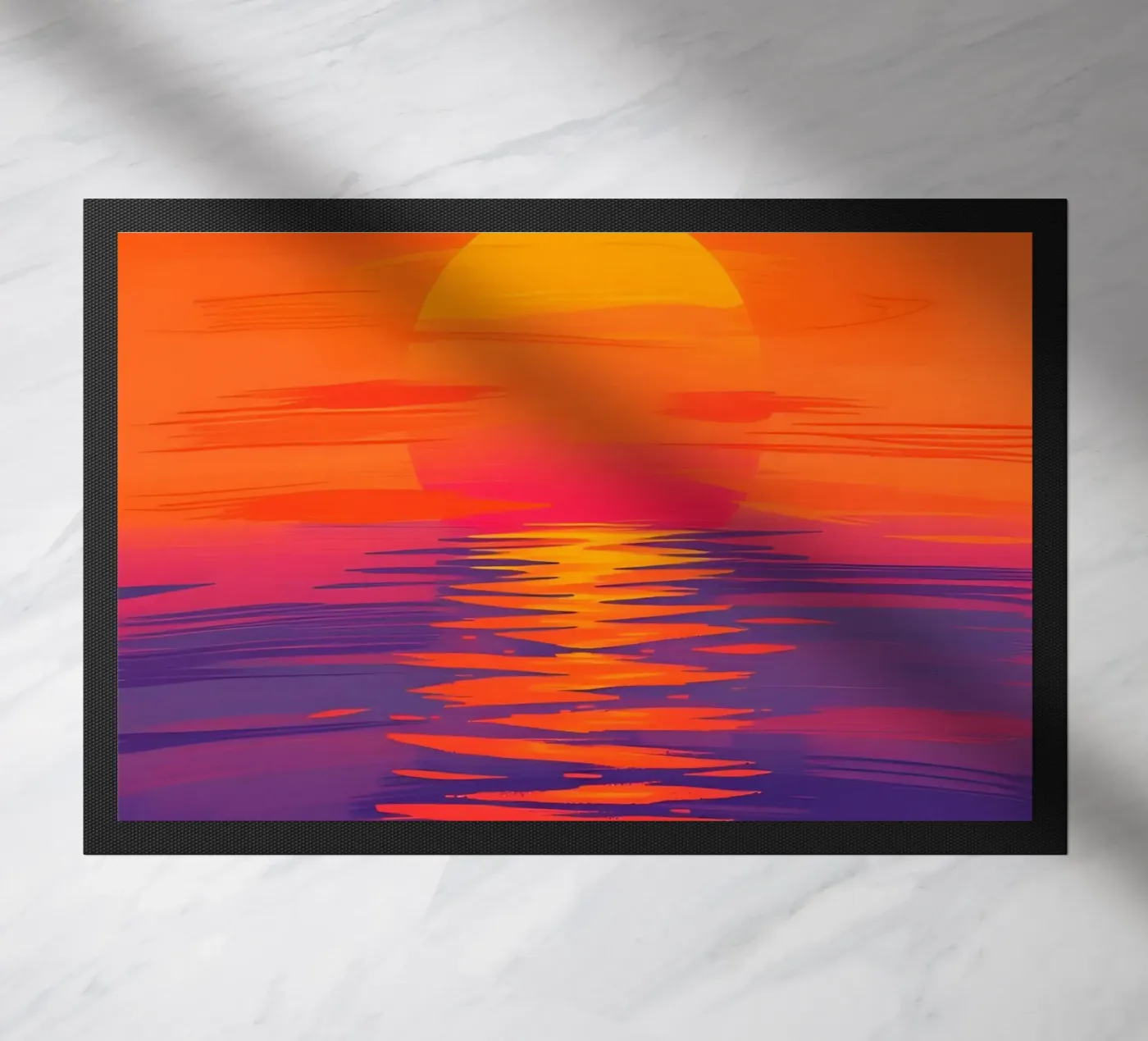 Sonnenuntergangssinfonie Fußmatte von Artistic-shop