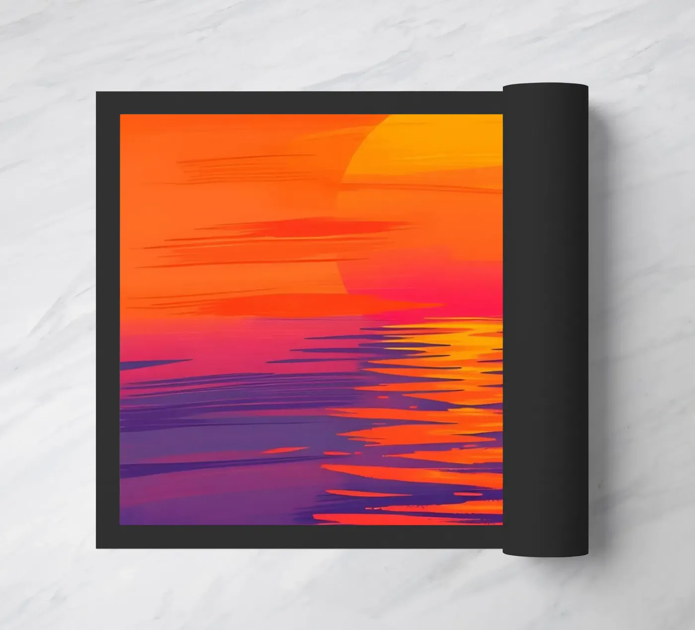 Sonnenuntergangssinfonie Fußmatte von Artistic-shop