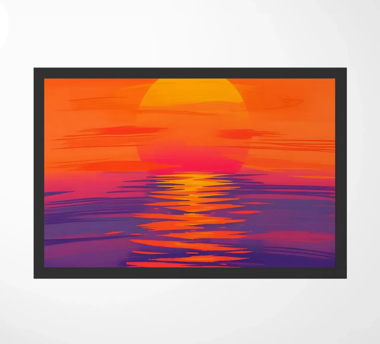 Sunset Symphony doormat by Artistic-shop