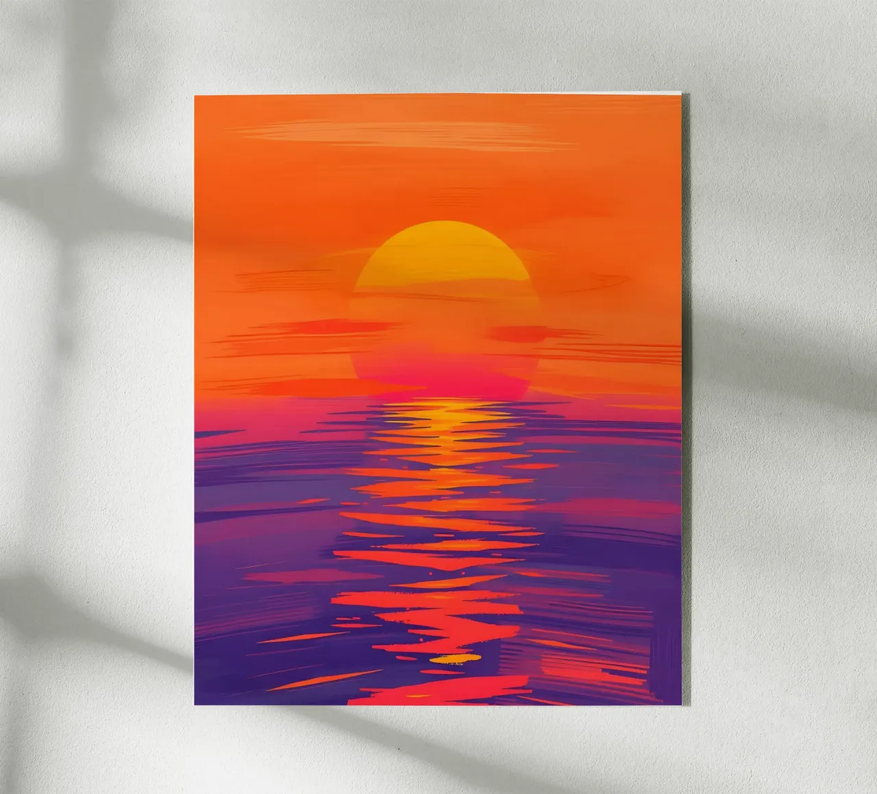 Zonsondergang Symfonie acryl van Artistic-shop