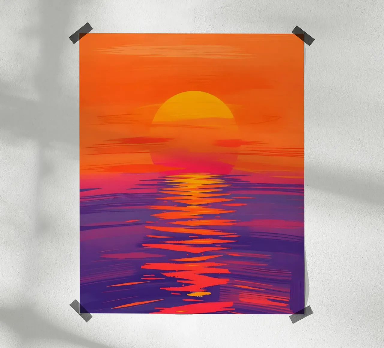 Sunset Symphony poster by Artistic-shop