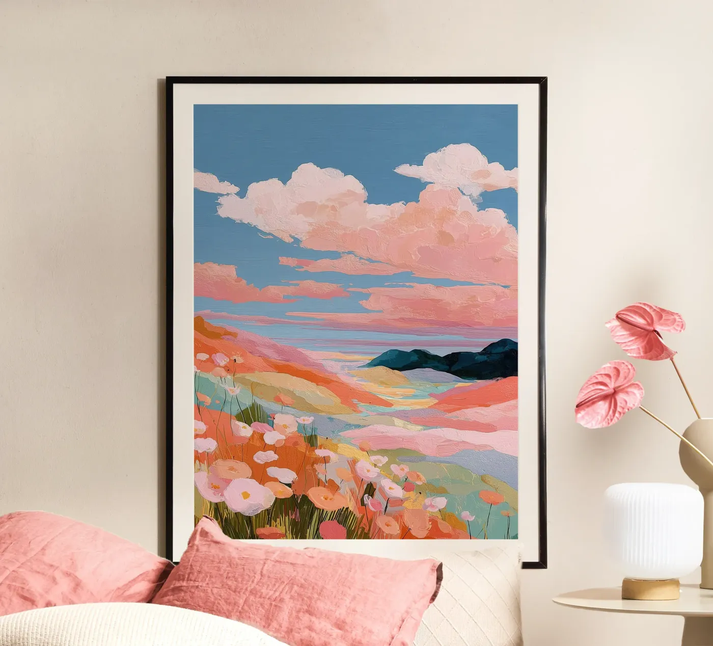 Soft Bloom Landscape poster da softsoul