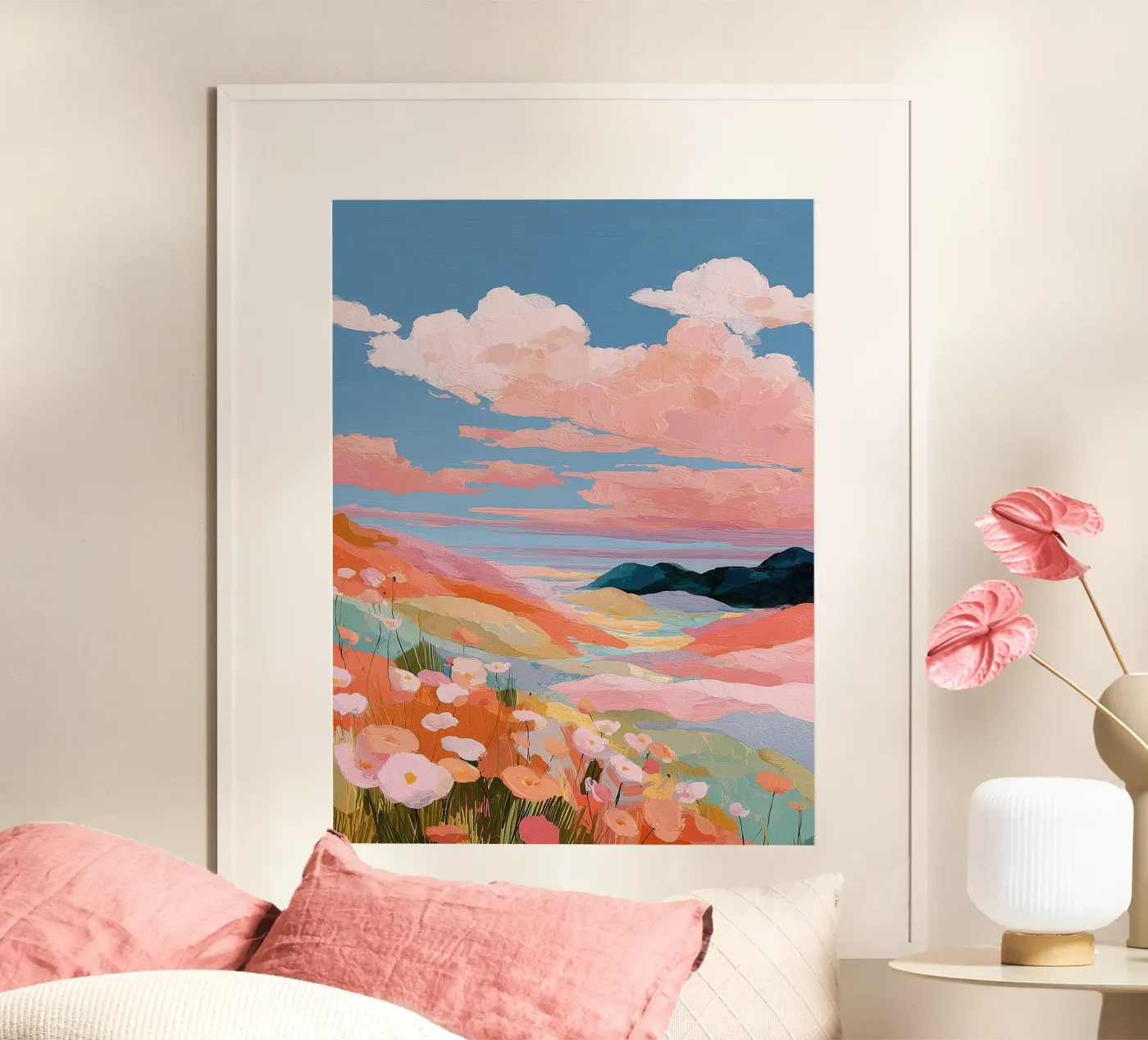 Soft Bloom Landscape poster da softsoul