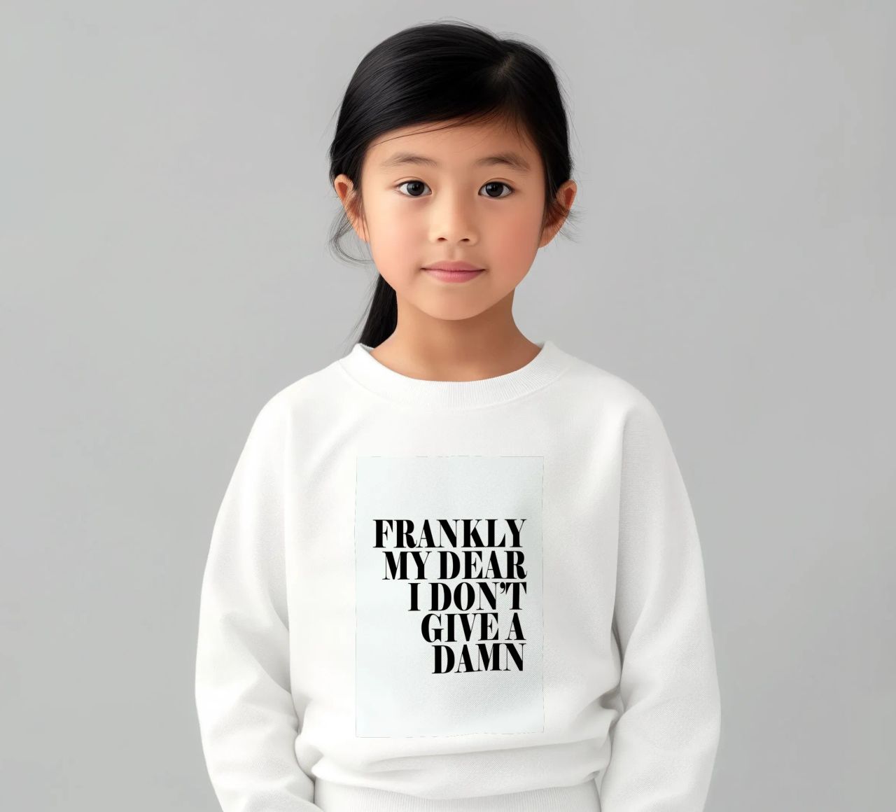 Frankly My Dear I Don’t Give A Damn felpa bambino da Honeymoon Hotel