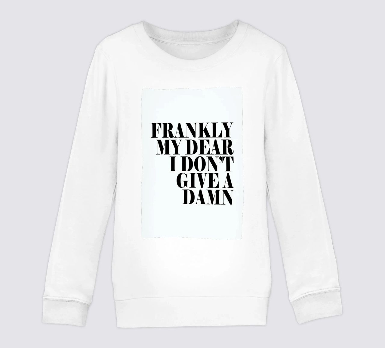 Frankly My Dear I Don’t Give A Damn felpa bambino da Honeymoon Hotel