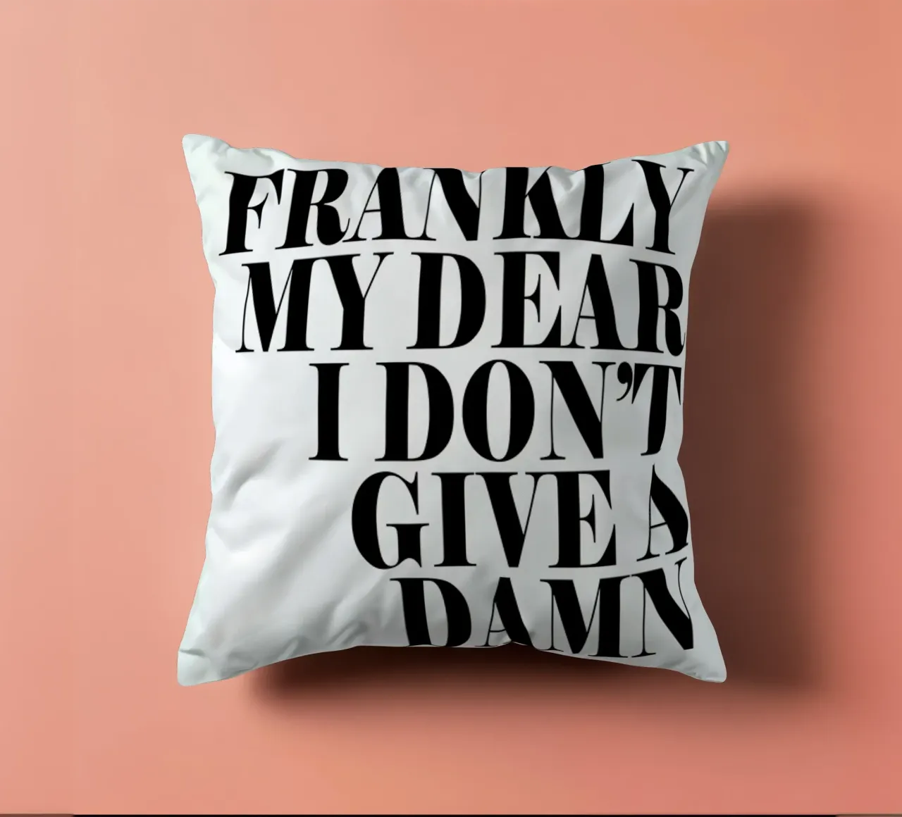 Frankly My Dear I Don’t Give A Damn cuscino da Honeymoon Hotel