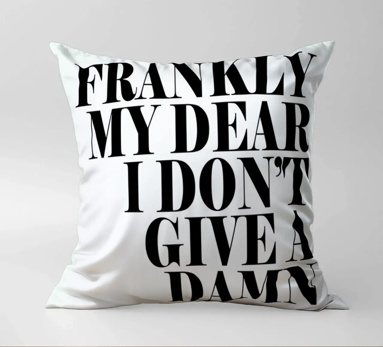 Frankly My Dear I Don’t Give A Damn cuscino da Honeymoon Hotel