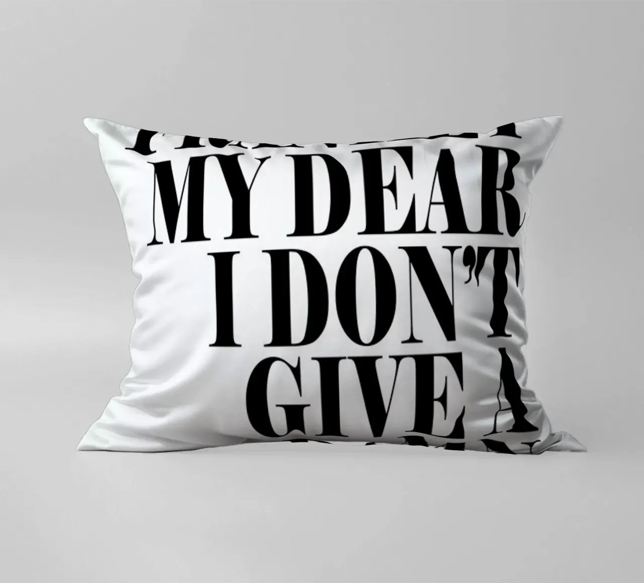 Frankly My Dear I Don’t Give A Damn cuscino da Honeymoon Hotel