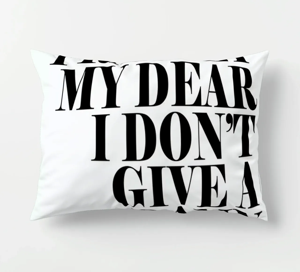 Frankly My Dear I Don’t Give A Damn cuscino da Honeymoon Hotel