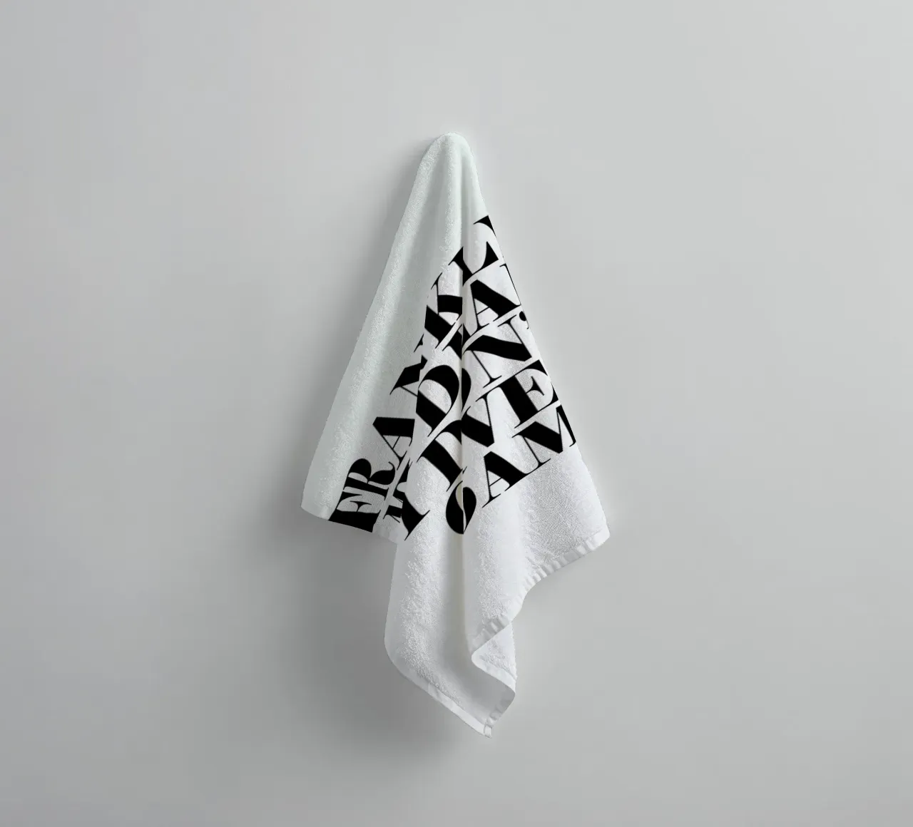 Frankly My Dear I Don’t Give A Damn towel by Honeymoon Hotel